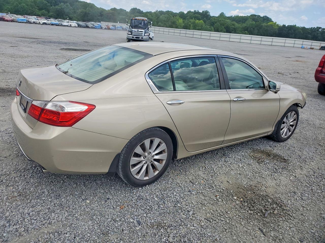 2013 Honda Accord Exl Beige vin: 1HGCR2F8XDA278076