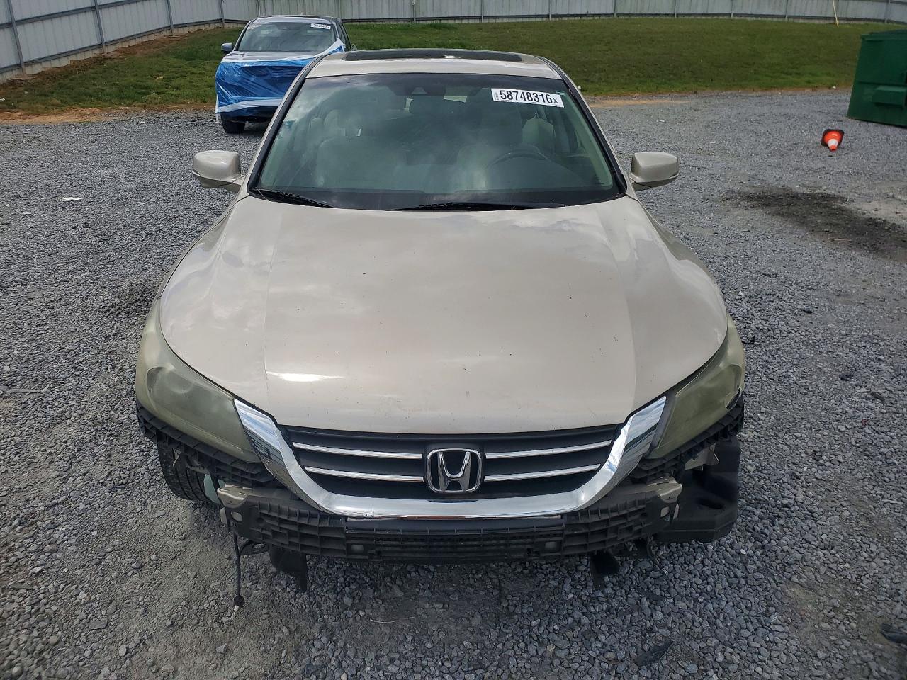 2013 Honda Accord Exl Beige vin: 1HGCR2F8XDA278076