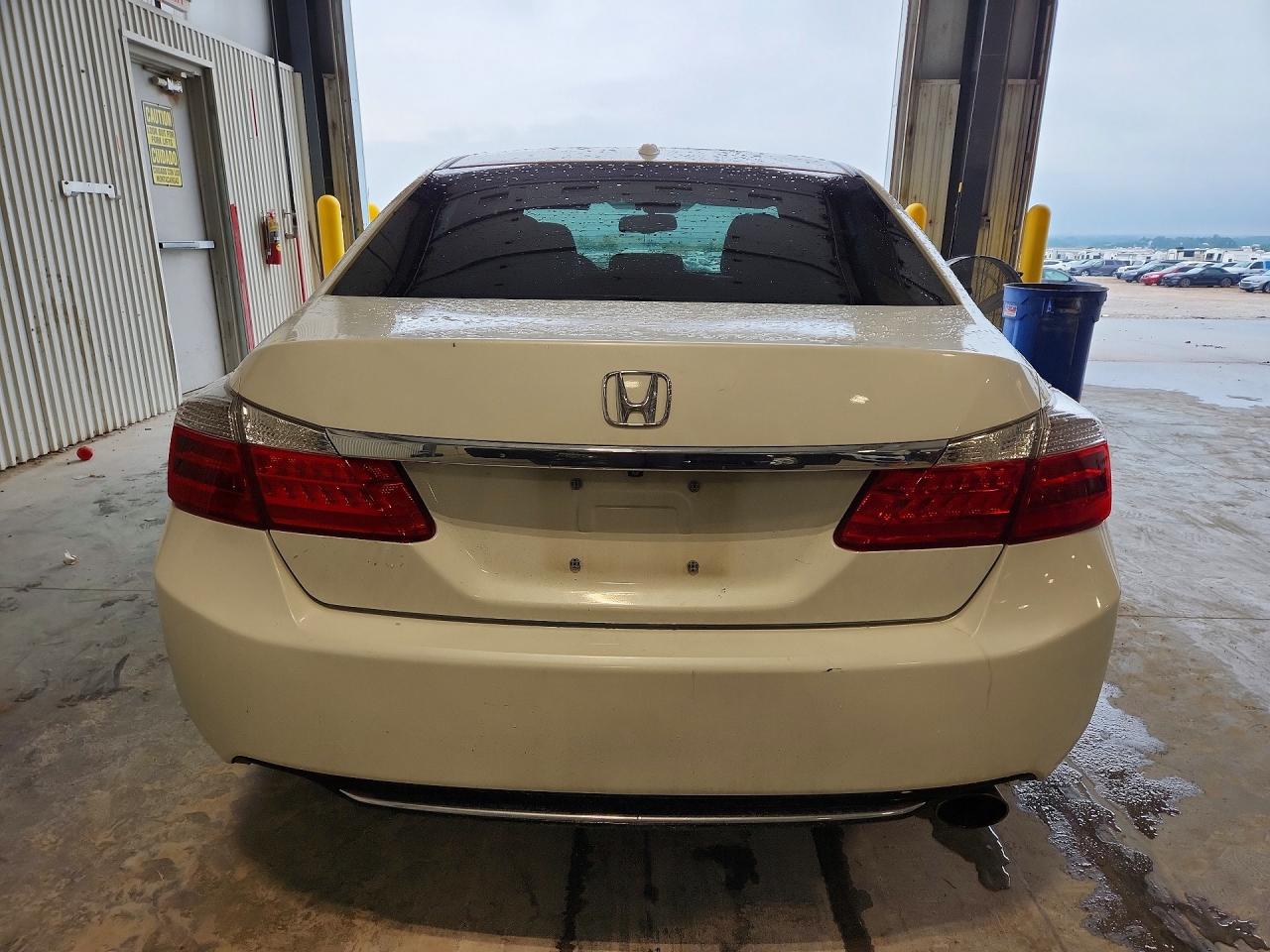 2014 Honda Accord Exl White vin: 1HGCR2F8XEA007875