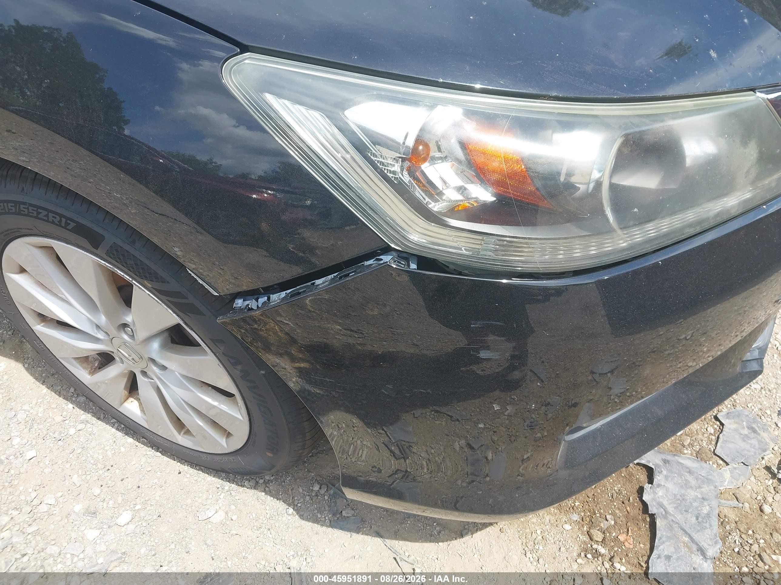 2014 Honda Accord Ex-l Черный vin: 1HGCR2F8XEA015667