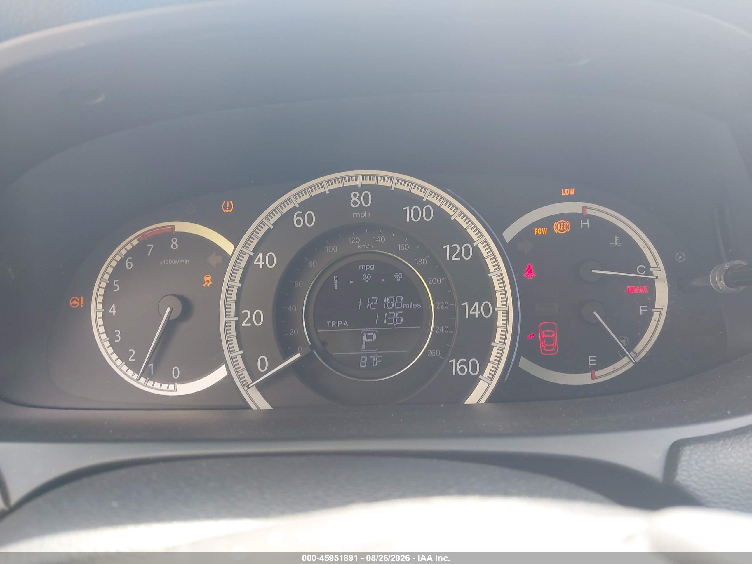 2014 Honda Accord Ex-l Черный vin: 1HGCR2F8XEA015667