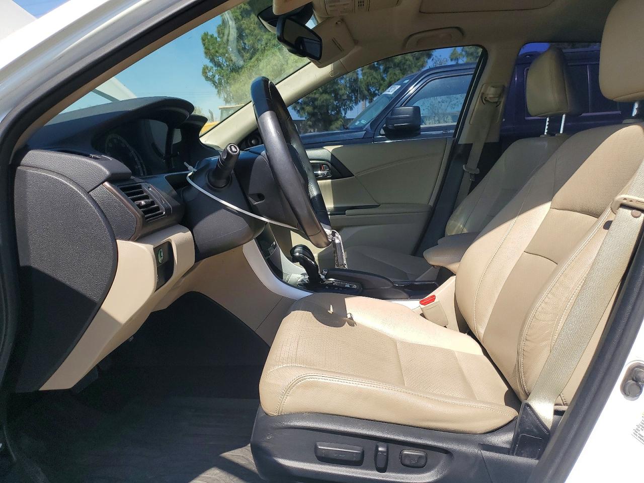 2014 Honda Accord Exl White vin: 1HGCR2F8XEA019833