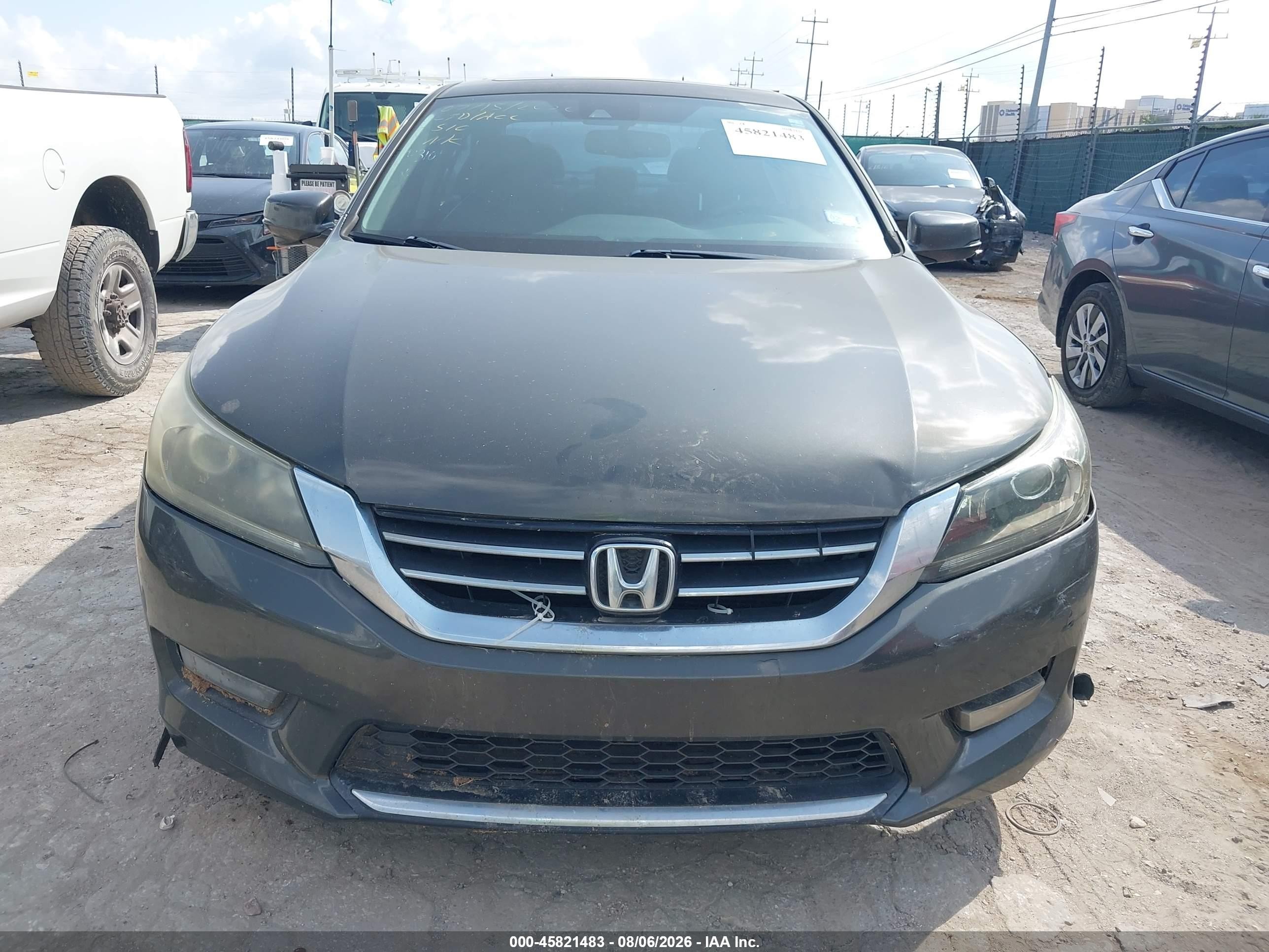 2014 Honda Accord Ex-l Gray vin: 1HGCR2F8XEA047552