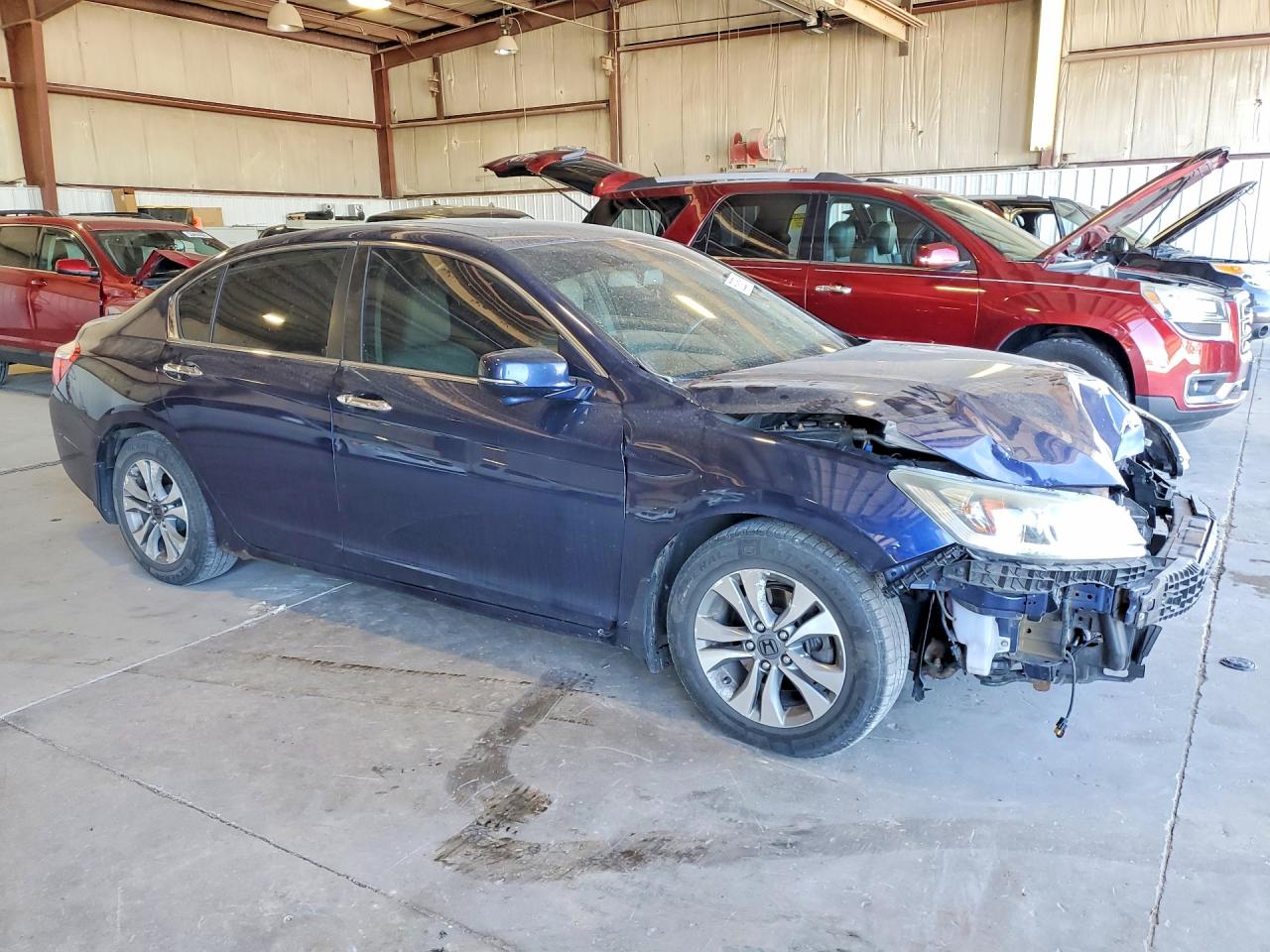 2014 Honda Accord Exl Blue vin: 1HGCR2F8XEA063282