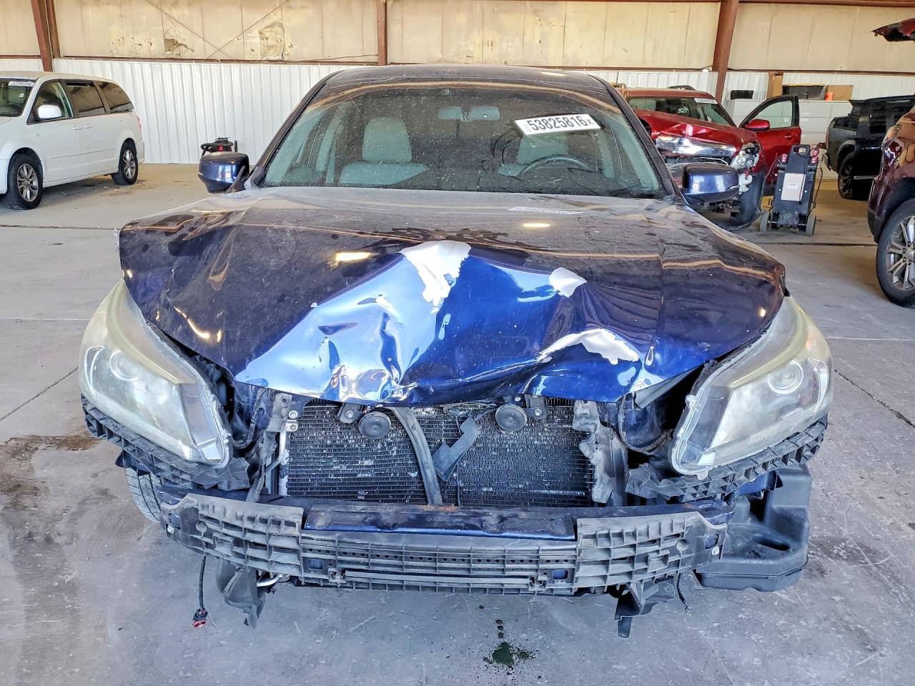 2014 Honda Accord Exl Blue vin: 1HGCR2F8XEA063282