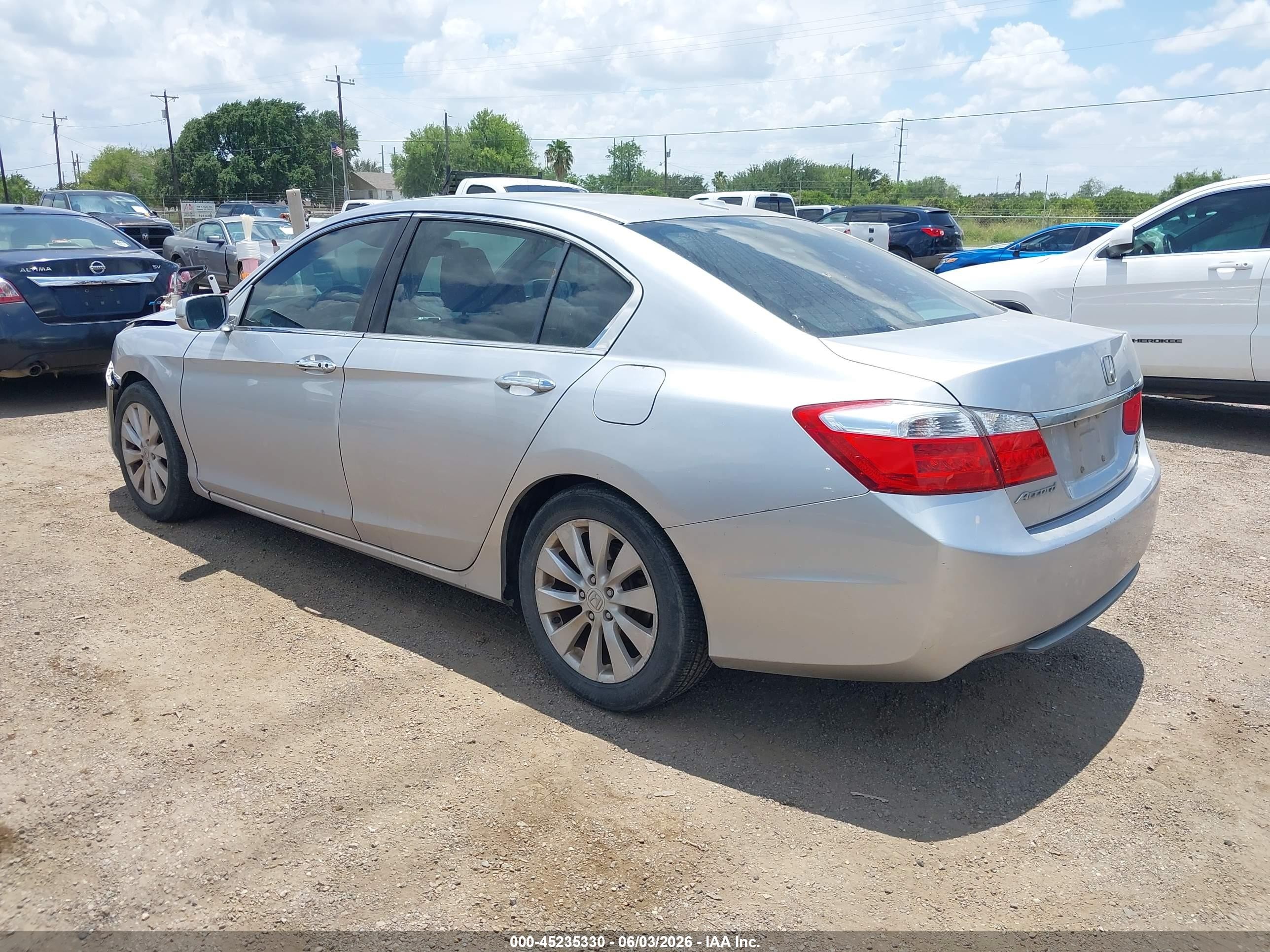 2014 Honda Accord Ex-l Серебряный vin: 1HGCR2F8XEA087856