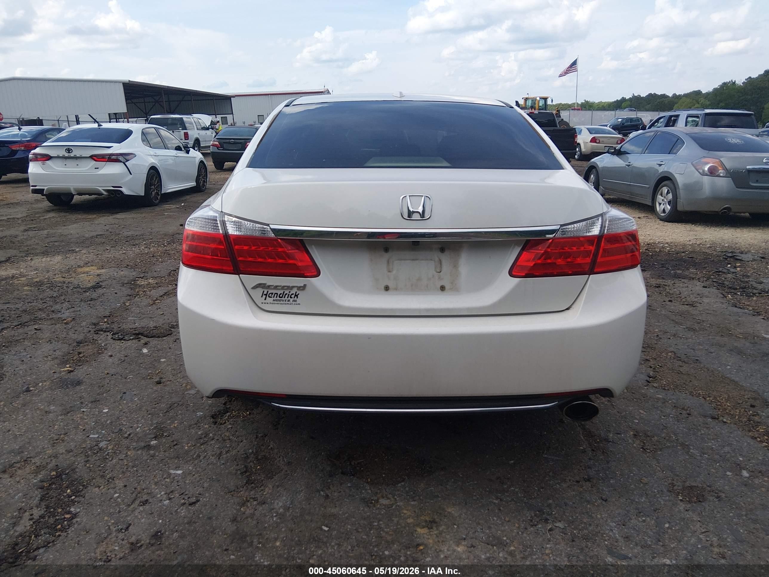 2014 Honda Accord Ex-l White vin: 1HGCR2F8XEA088733