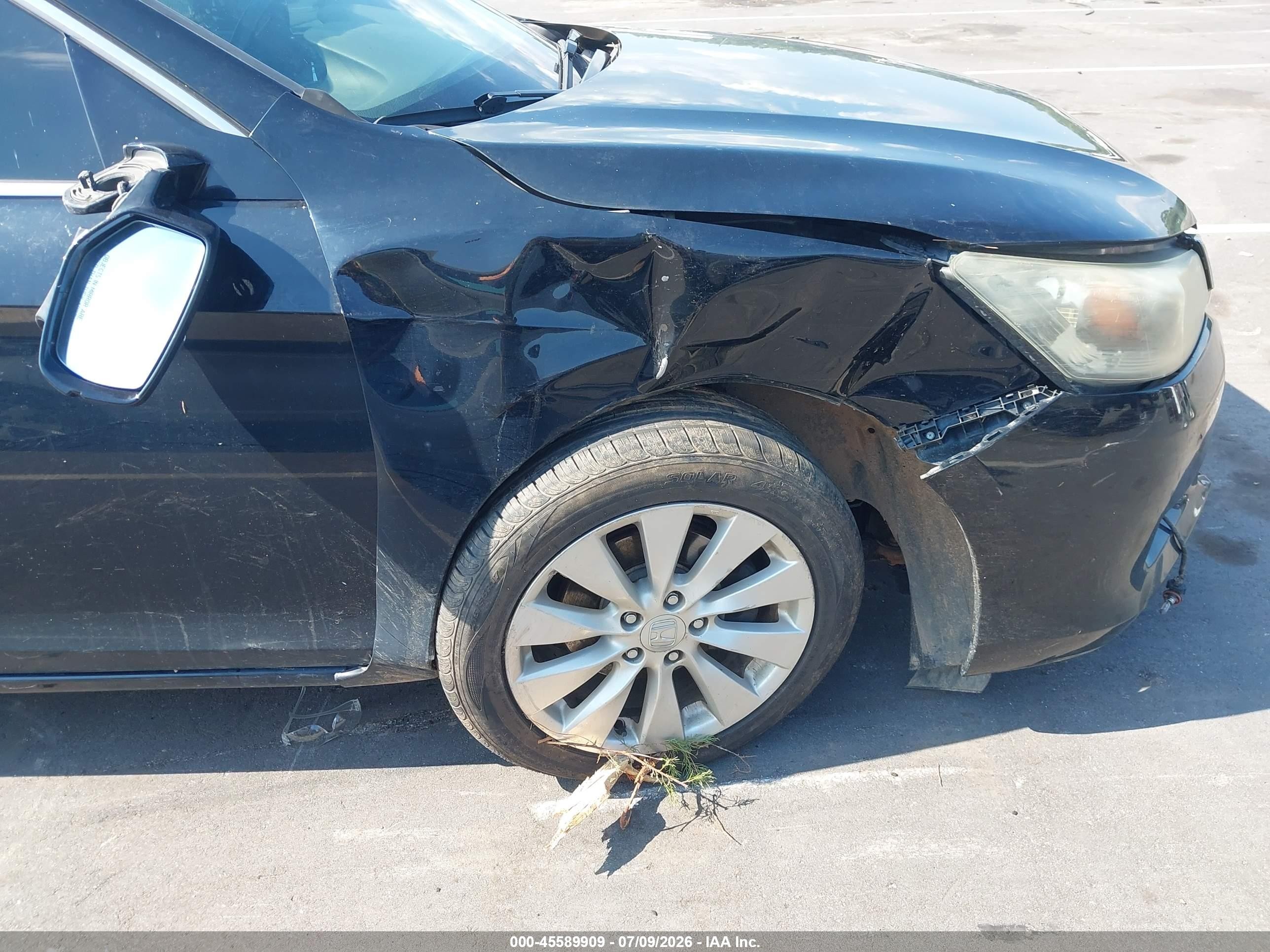 2014 Honda Accord Ex-l Black vin: 1HGCR2F8XEA147604
