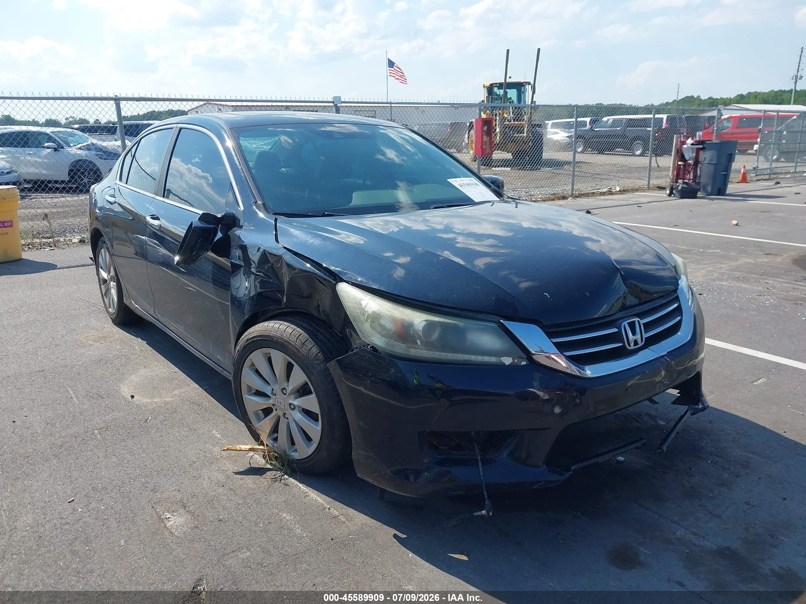 2014 Honda Accord Ex-l Black vin: 1HGCR2F8XEA147604