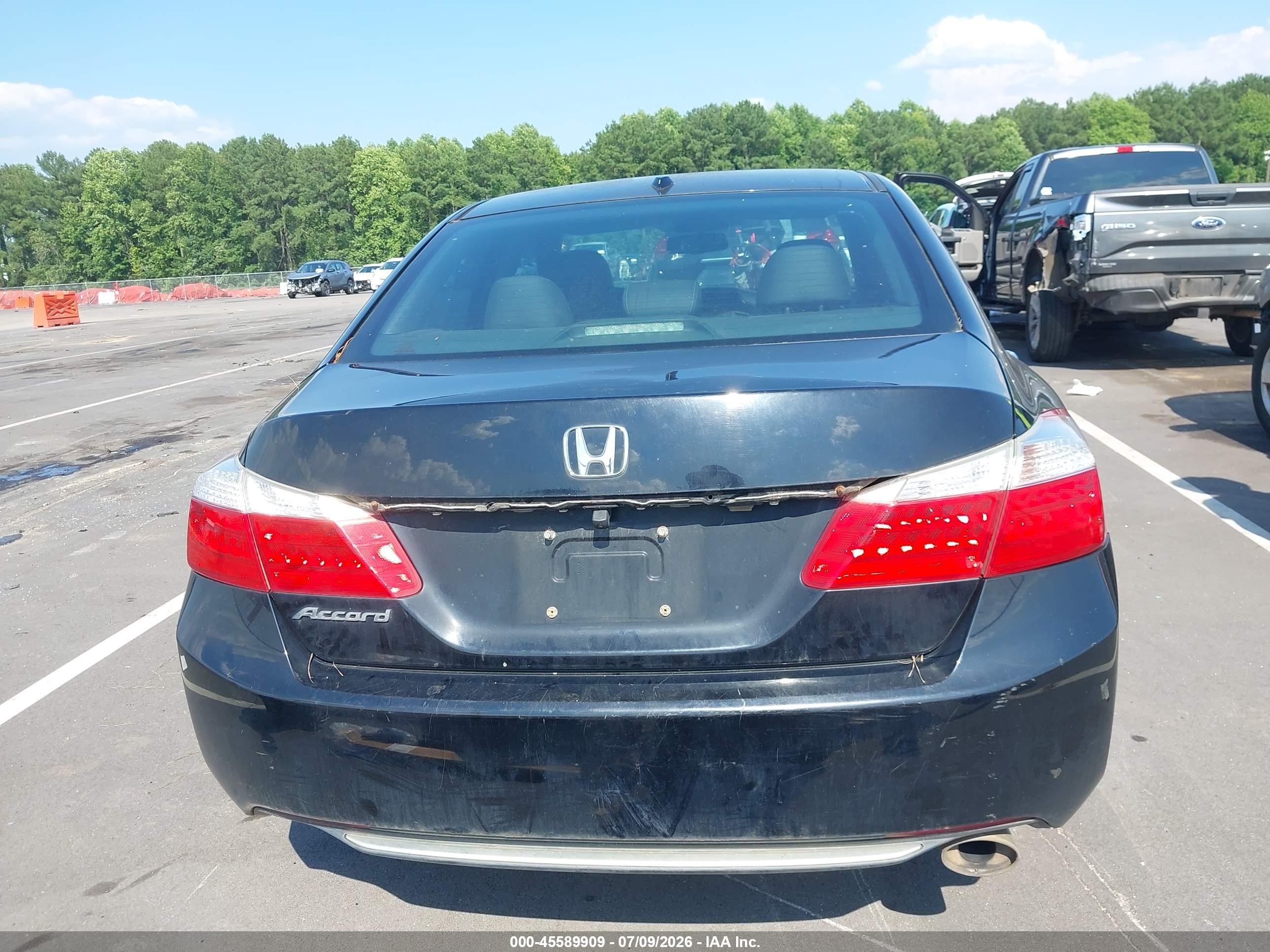 2014 Honda Accord Ex-l Black vin: 1HGCR2F8XEA147604
