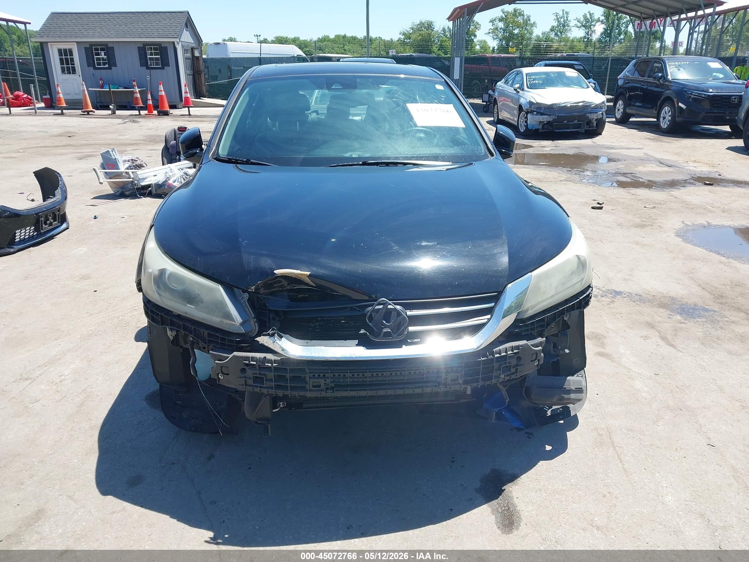 2014 Honda Accord Ex-l Black vin: 1HGCR2F8XEA161003