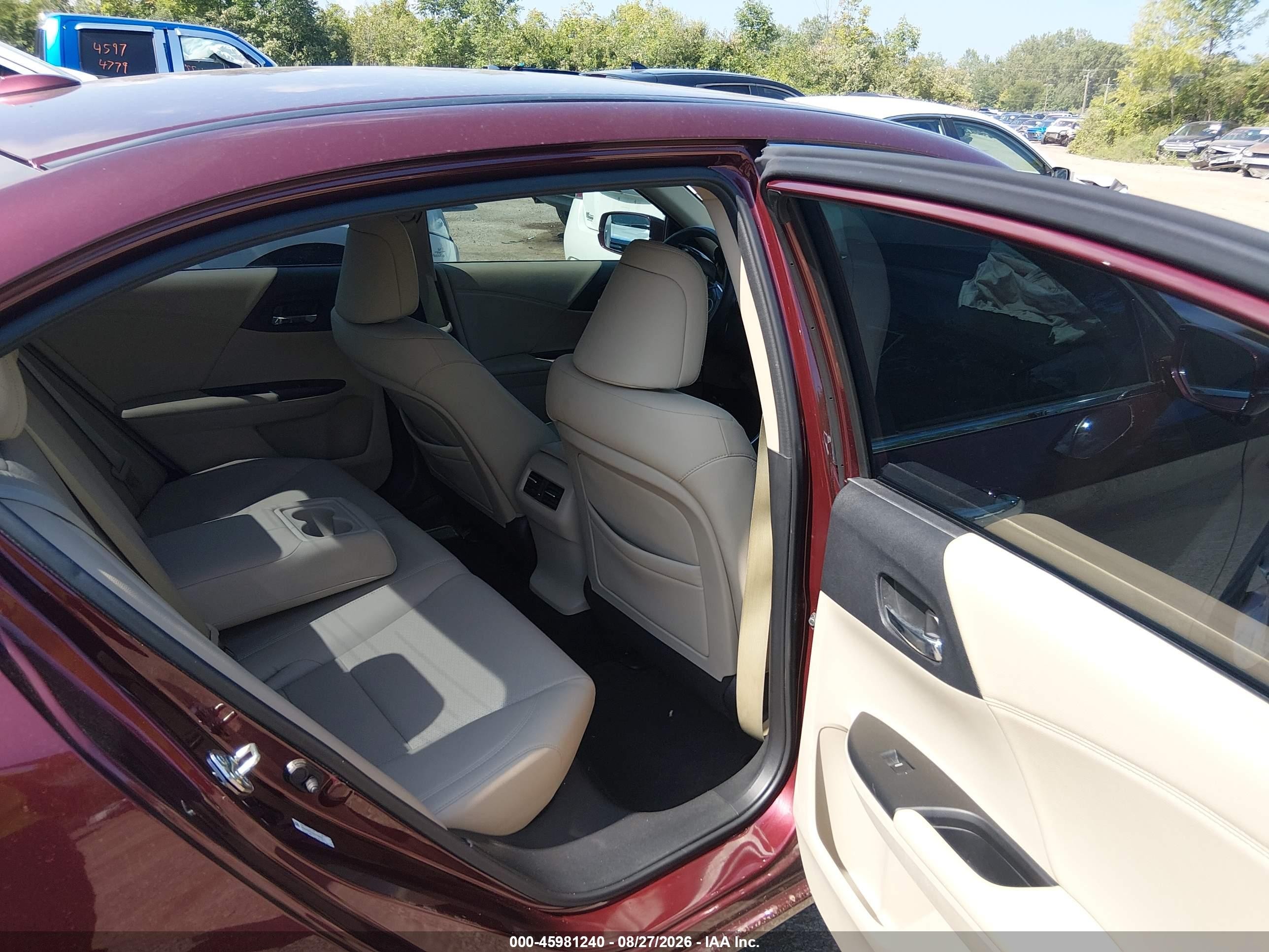 2014 Honda Accord Ex-l Темно-бордовый vin: 1HGCR2F8XEA218865