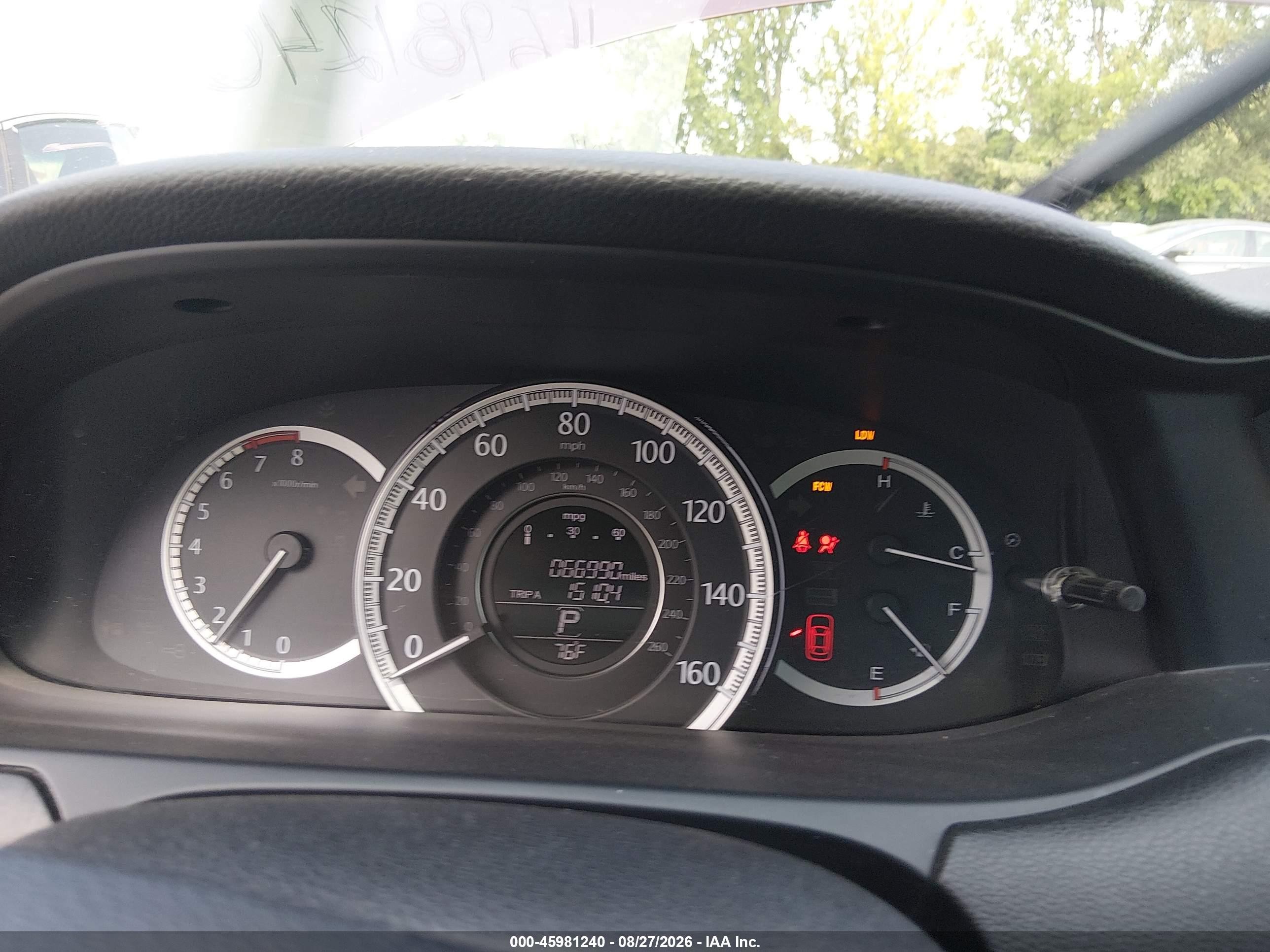 2014 Honda Accord Ex-l Темно-бордовый vin: 1HGCR2F8XEA218865