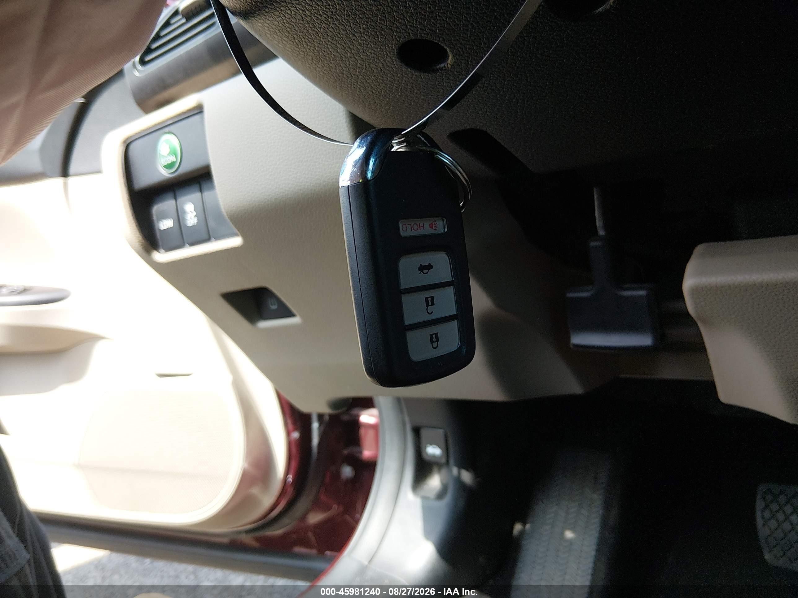 2014 Honda Accord Ex-l Темно-бордовый vin: 1HGCR2F8XEA218865