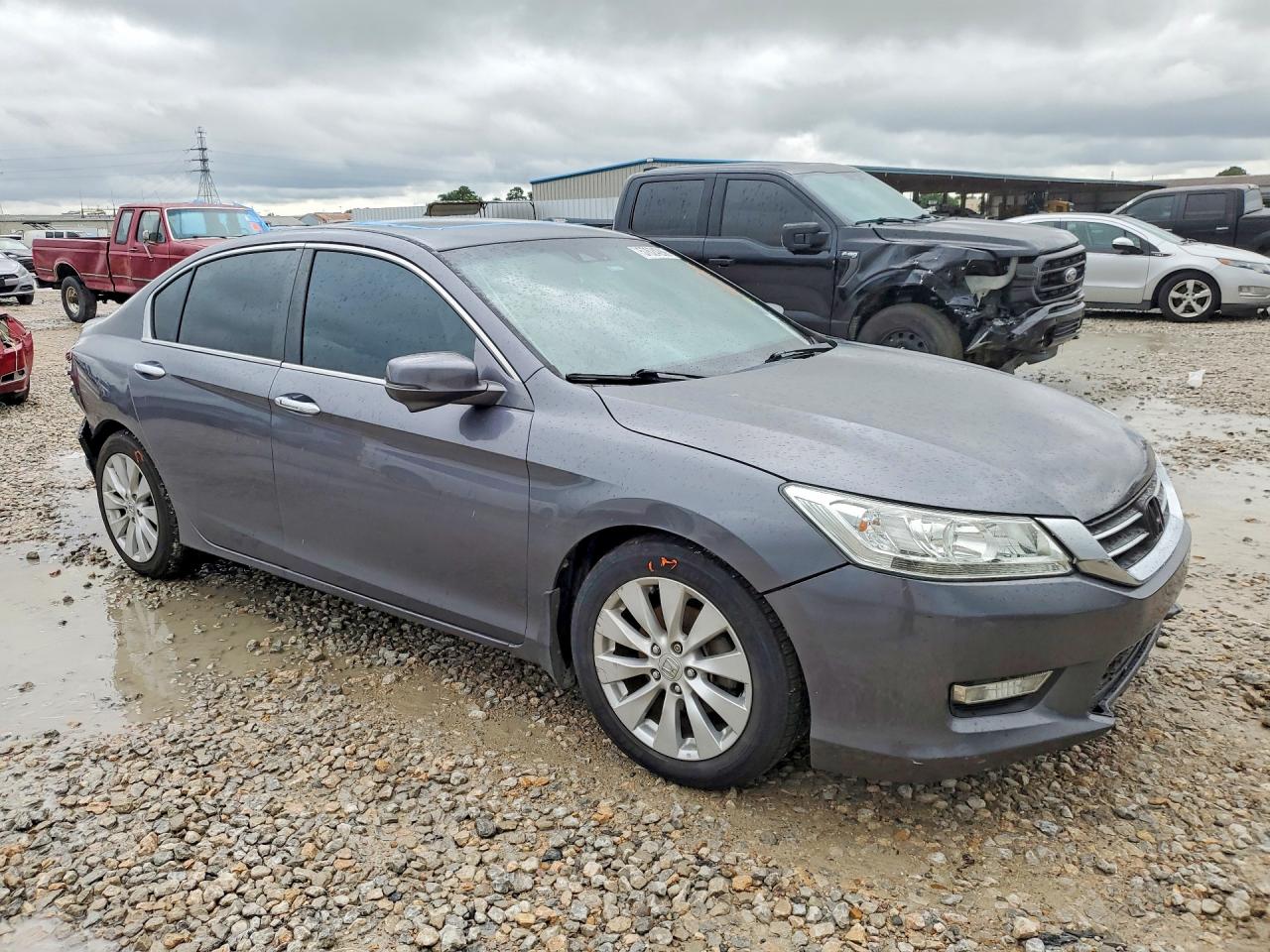 2014 Honda Accord Blue vin: 1HGCR2F8XEA218932