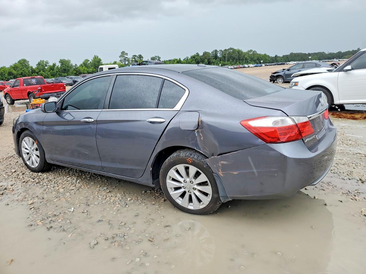 2014 Honda Accord Blue vin: 1HGCR2F8XEA218932