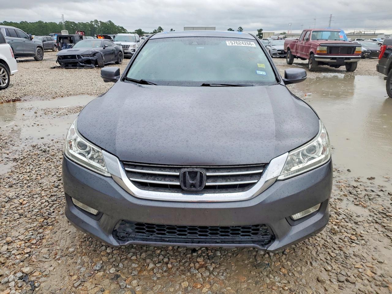 2014 Honda Accord Blue vin: 1HGCR2F8XEA218932