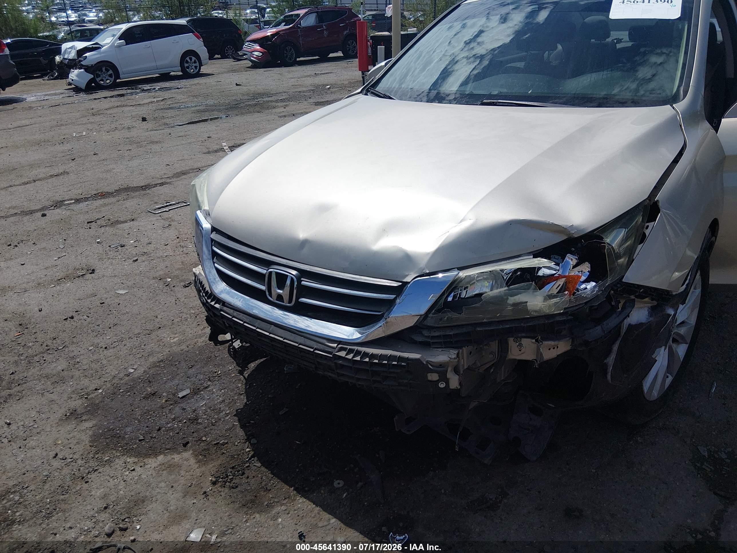 2014 Honda Accord Ex-l Золотой vin: 1HGCR2F8XEA237626