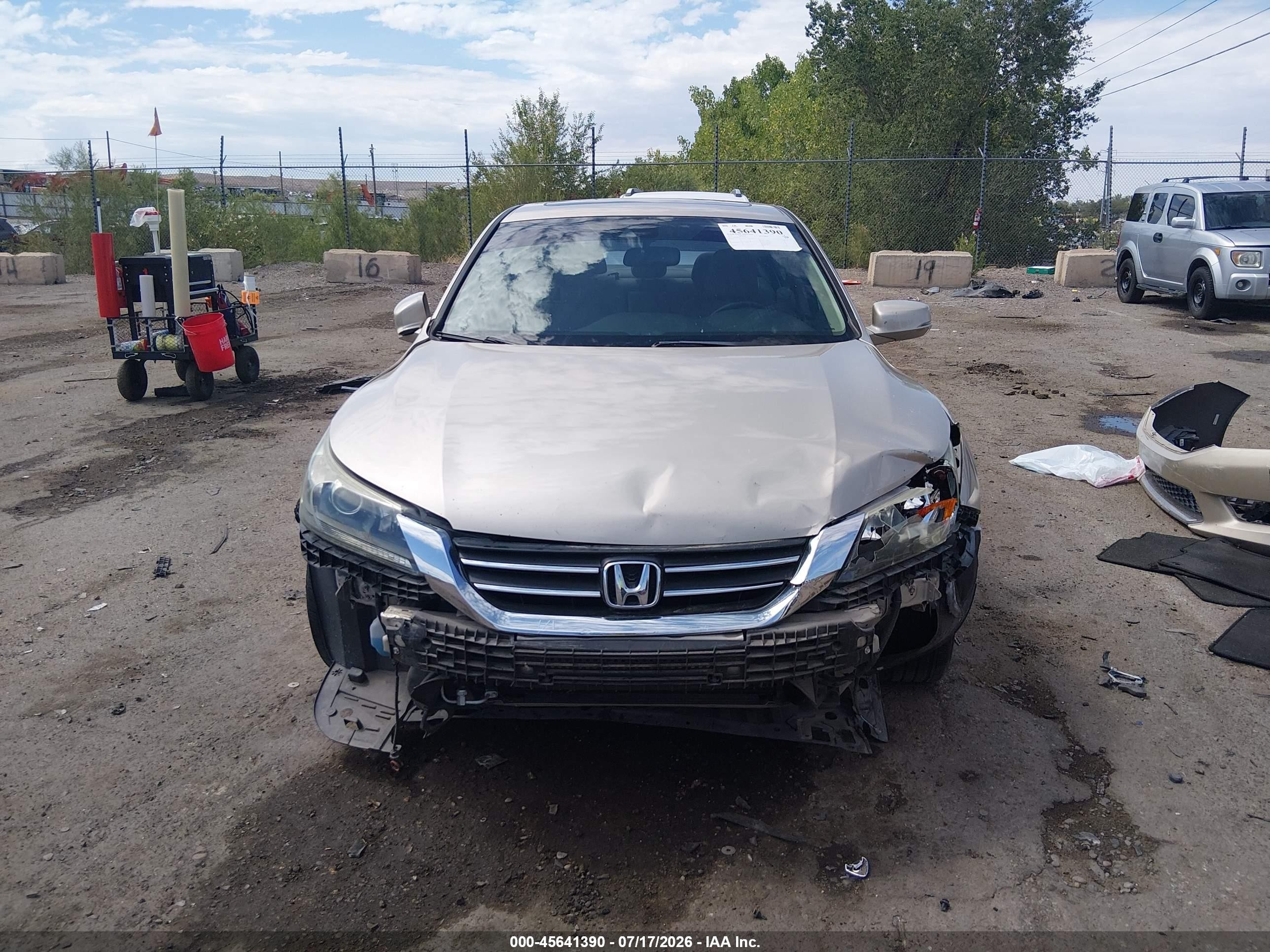 2014 Honda Accord Ex-l Золотой vin: 1HGCR2F8XEA237626