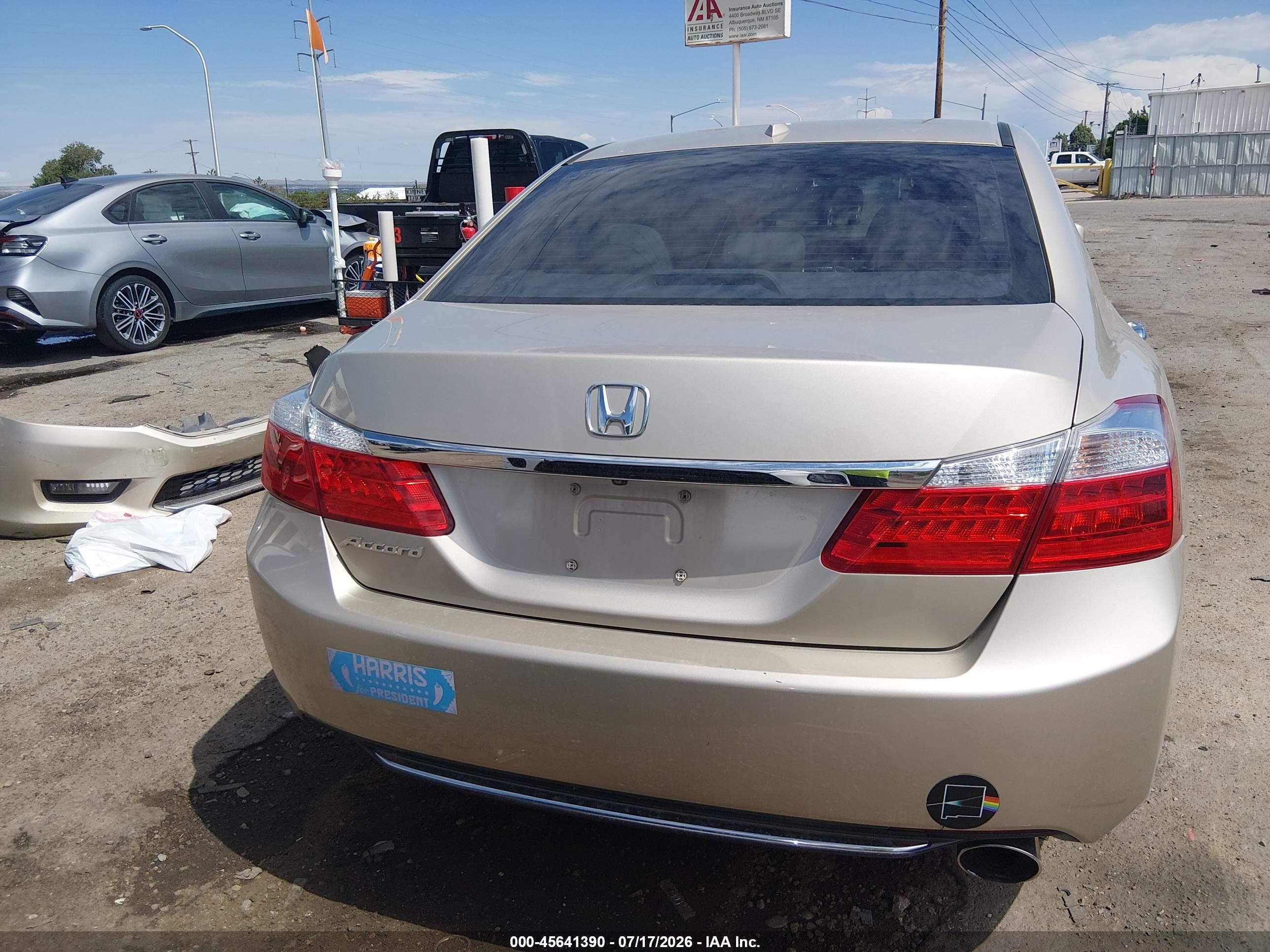 2014 Honda Accord Ex-l Золотой vin: 1HGCR2F8XEA237626