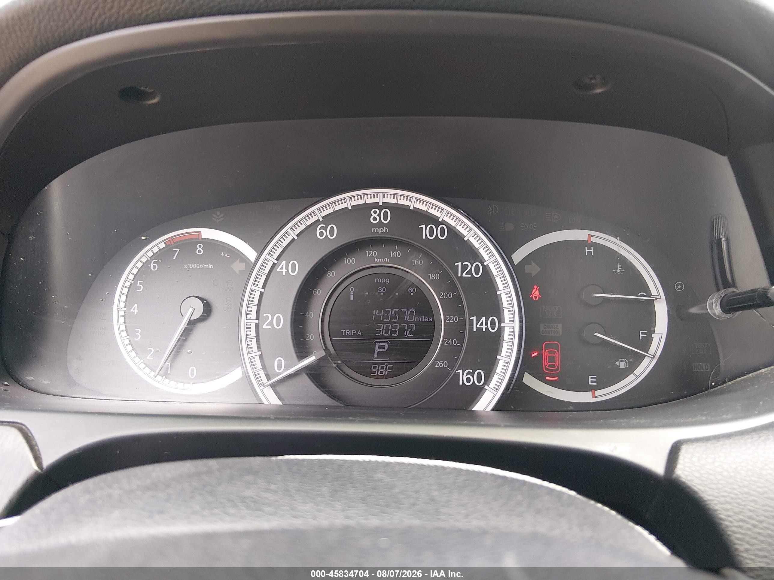 2014 Honda Accord Ex-l White vin: 1HGCR2F8XEA274739