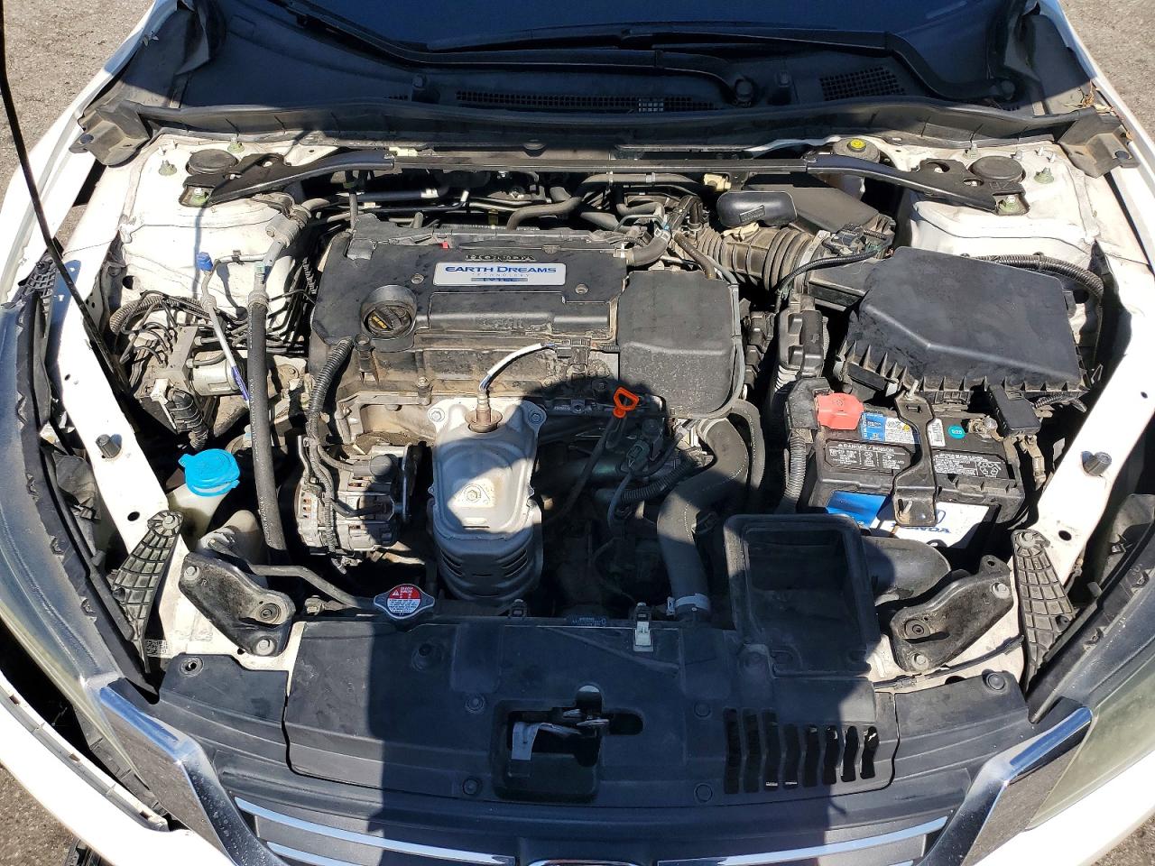 2015 Honda Accord Exl White vin: 1HGCR2F8XFA005707