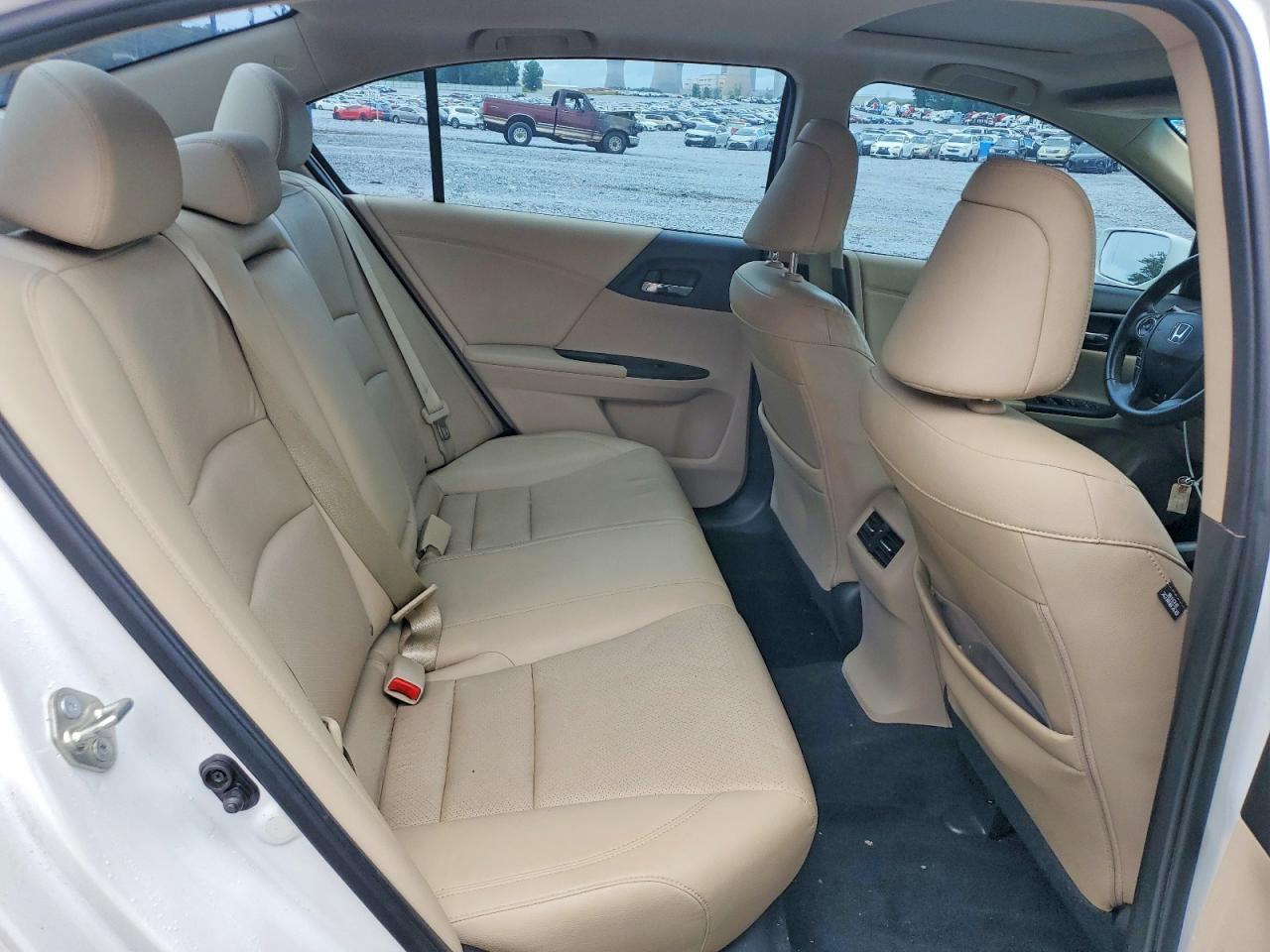 2015 Honda Accord Exl White vin: 1HGCR2F8XFA007912