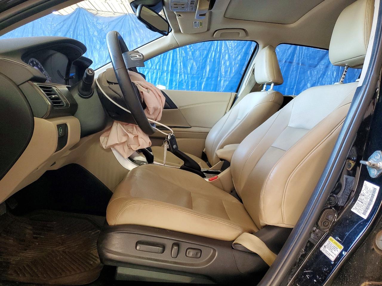 2015 Honda Accord Exl Black vin: 1HGCR2F8XFA013404