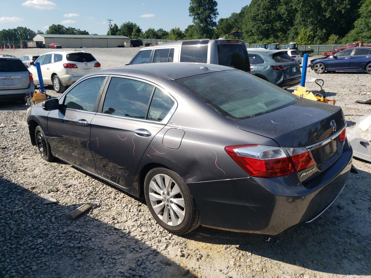 2015 Honda Accord Exl Gray vin: 1HGCR2F8XFA043082