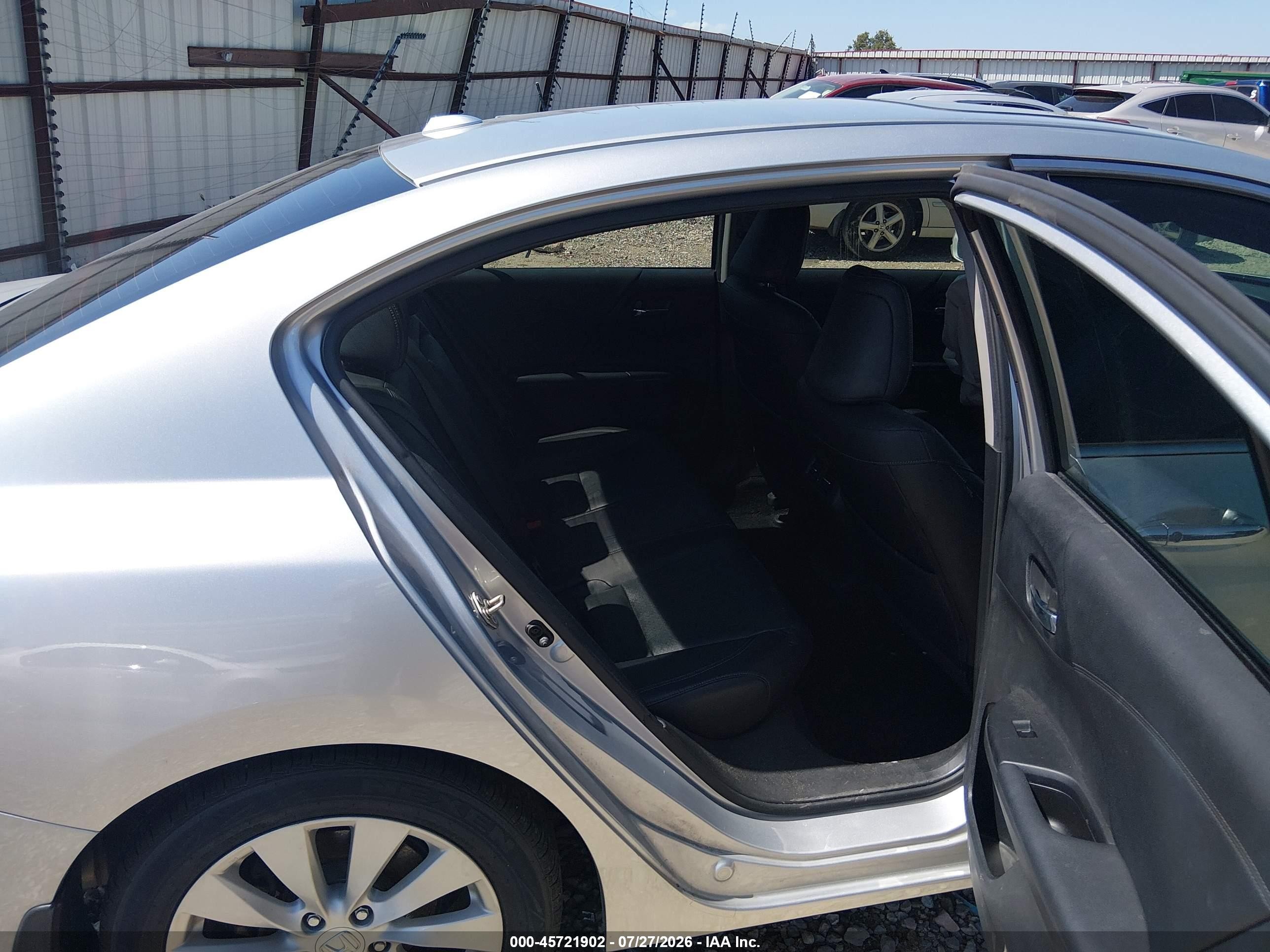 2015 Honda Accord Ex-l Silver vin: 1HGCR2F8XFA051814