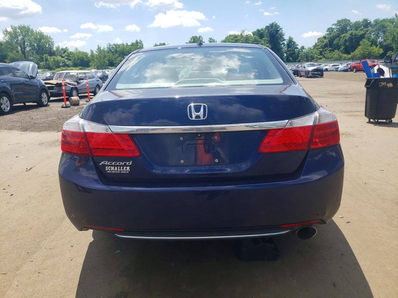 2015 Honda Accord Exl Blue vin: 1HGCR2F8XFA082397