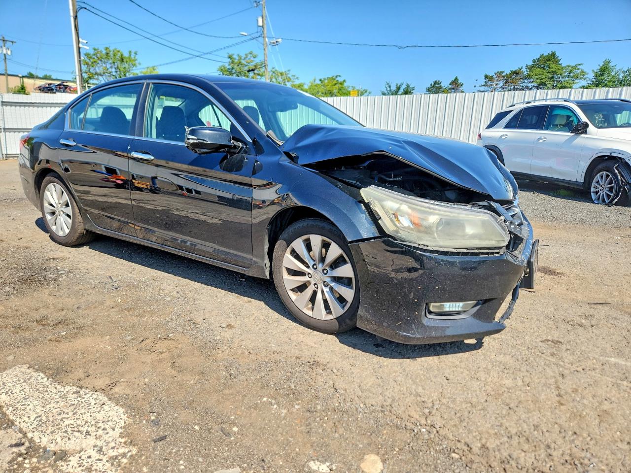 2015 Honda Accord Exl Black vin: 1HGCR2F8XFA093268