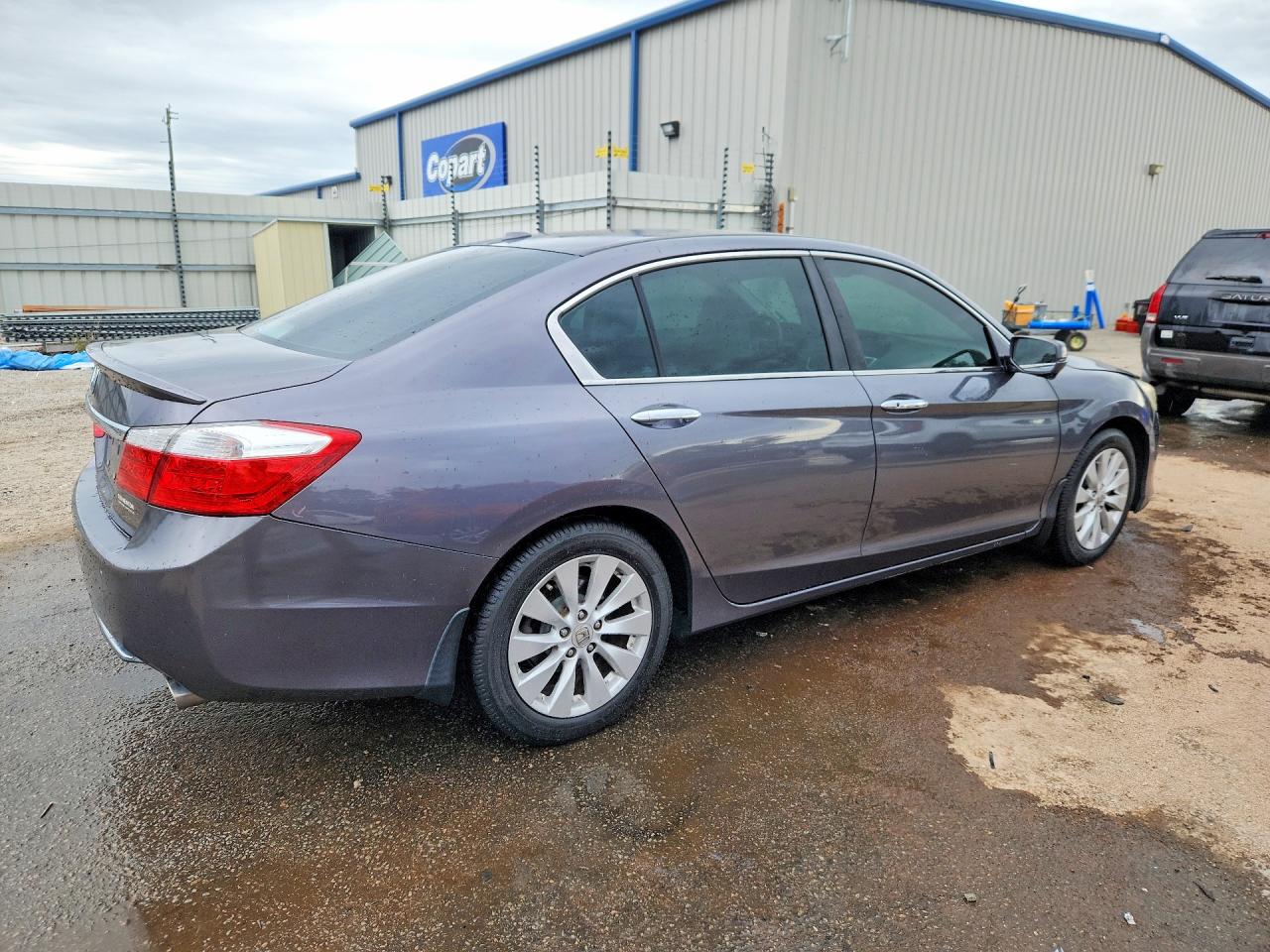 2015 Honda Accord Exl Gray vin: 1HGCR2F8XFA097627