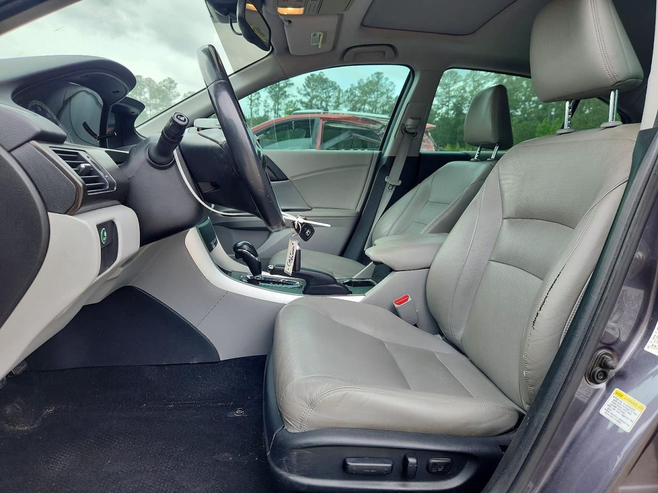 2015 Honda Accord Exl Gray vin: 1HGCR2F8XFA097627