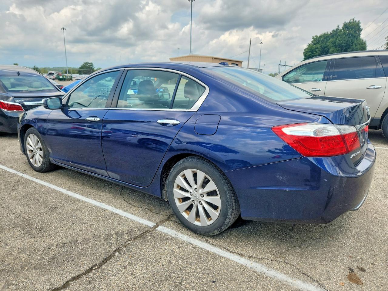 2015 Honda Accord Exl Blue vin: 1HGCR2F8XFA097840