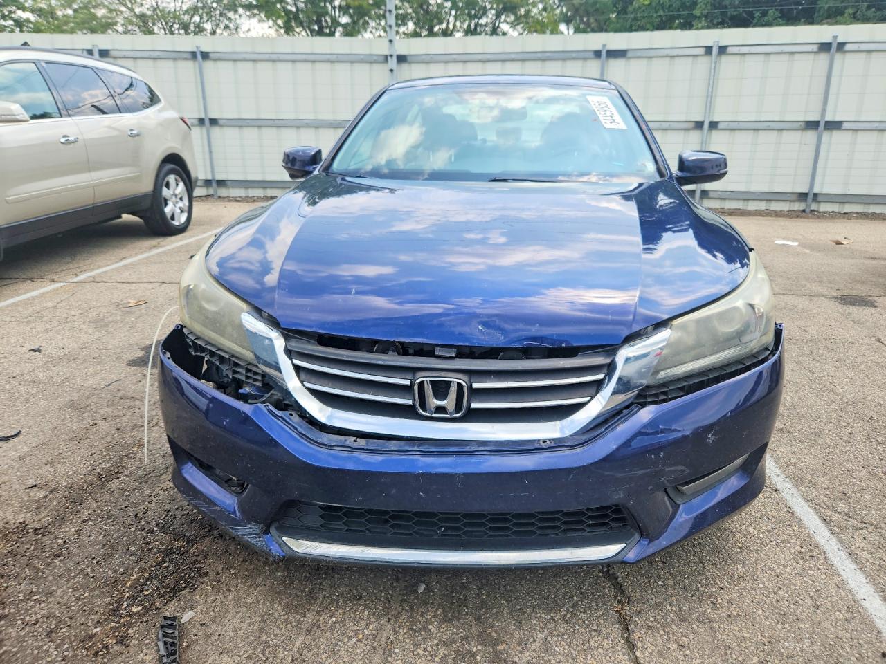 2015 Honda Accord Exl Blue vin: 1HGCR2F8XFA097840