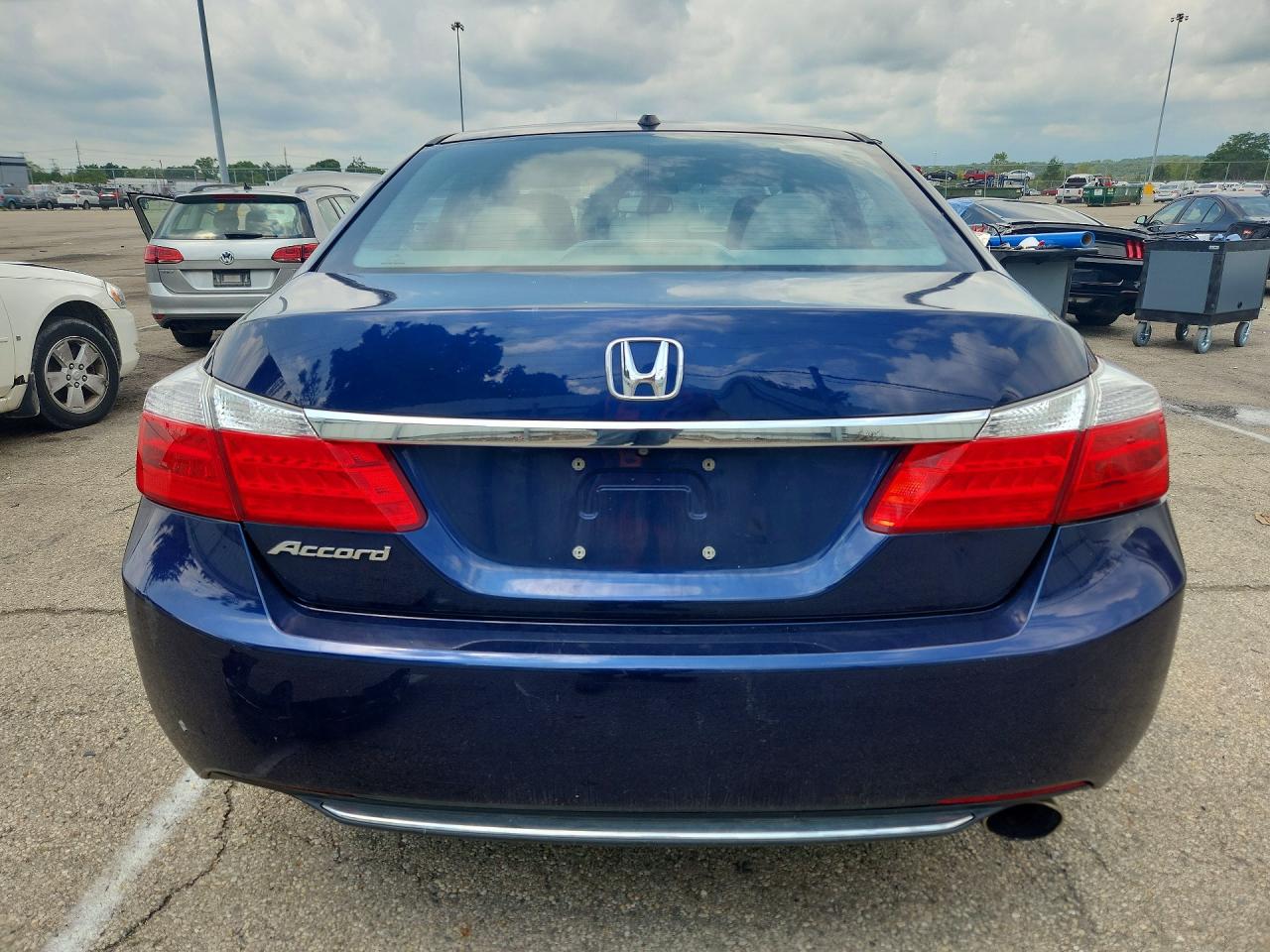 2015 Honda Accord Exl Blue vin: 1HGCR2F8XFA097840
