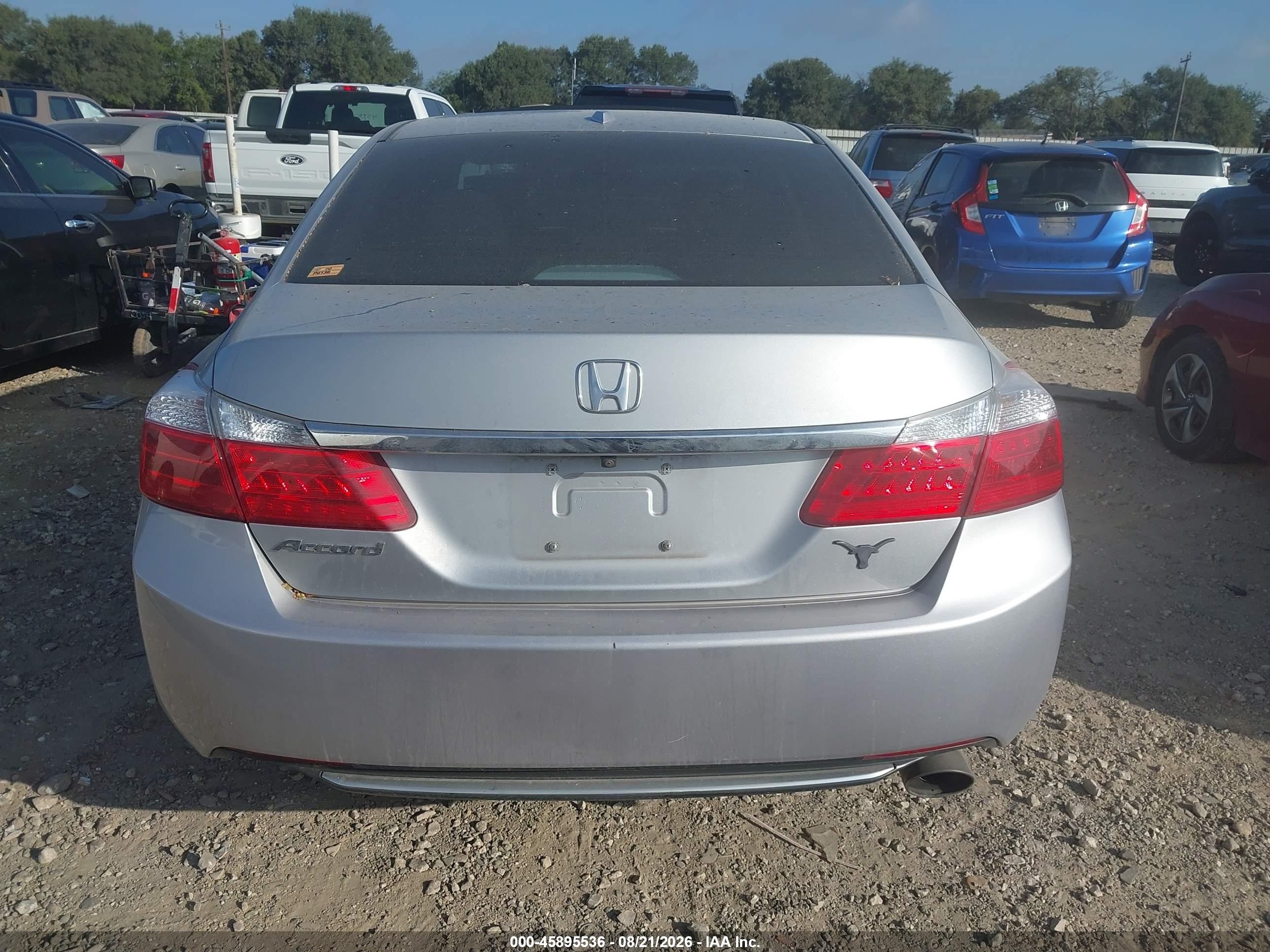2015 Honda Accord Ex-l Silver vin: 1HGCR2F8XFA101420