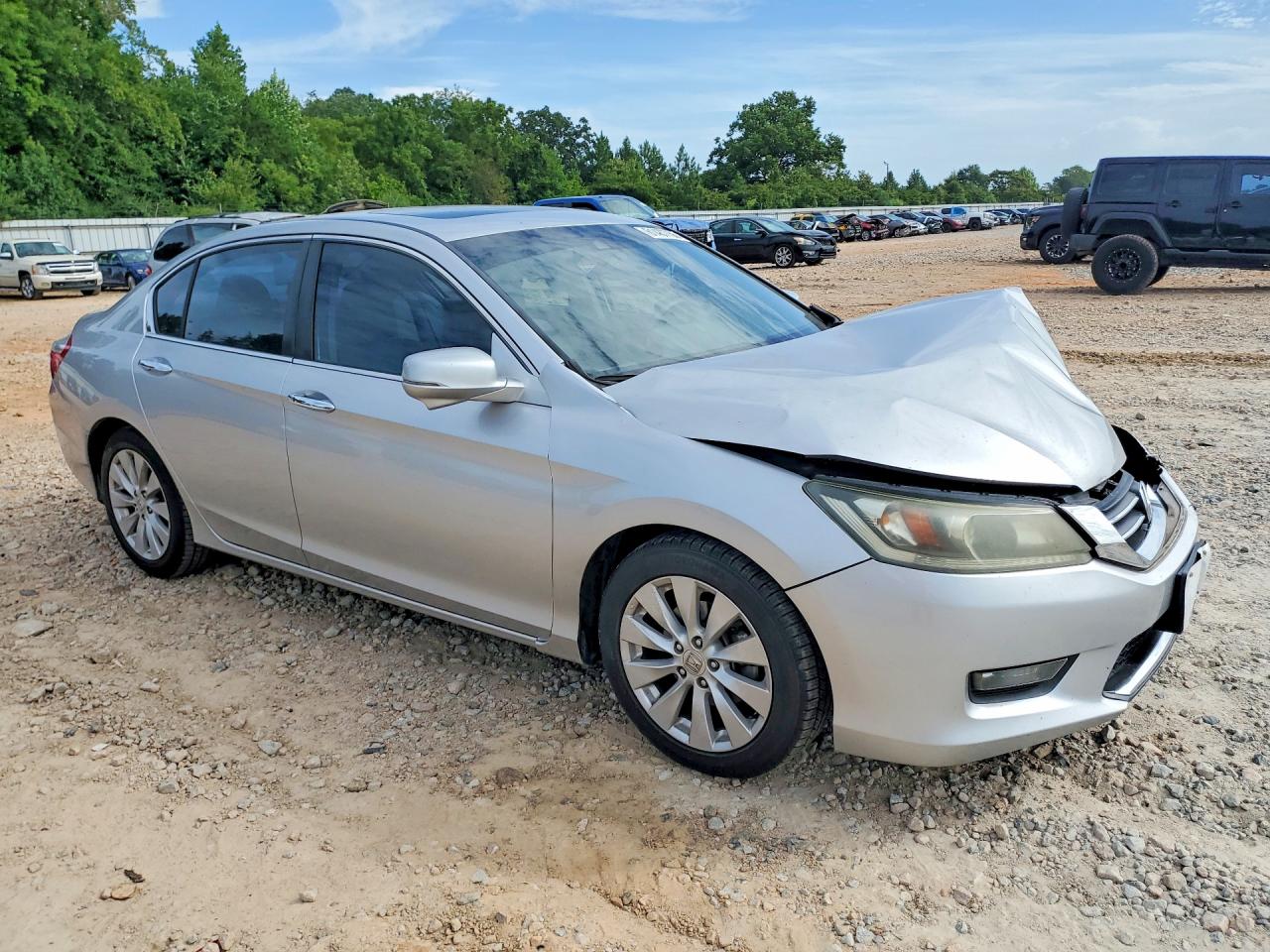 2015 Honda Accord Exl Silver vin: 1HGCR2F8XFA120985