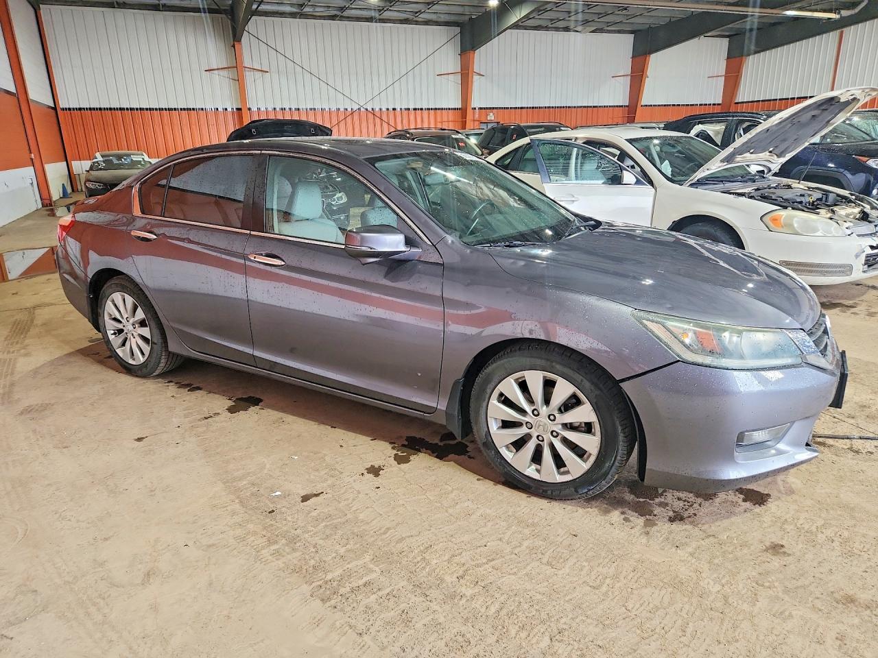 2015 Honda Accord Exl Gray vin: 1HGCR2F8XFA126513