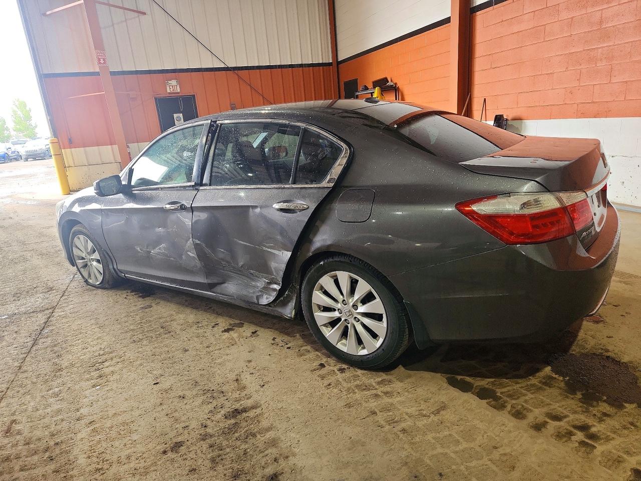 2015 Honda Accord Exl Gray vin: 1HGCR2F8XFA126513