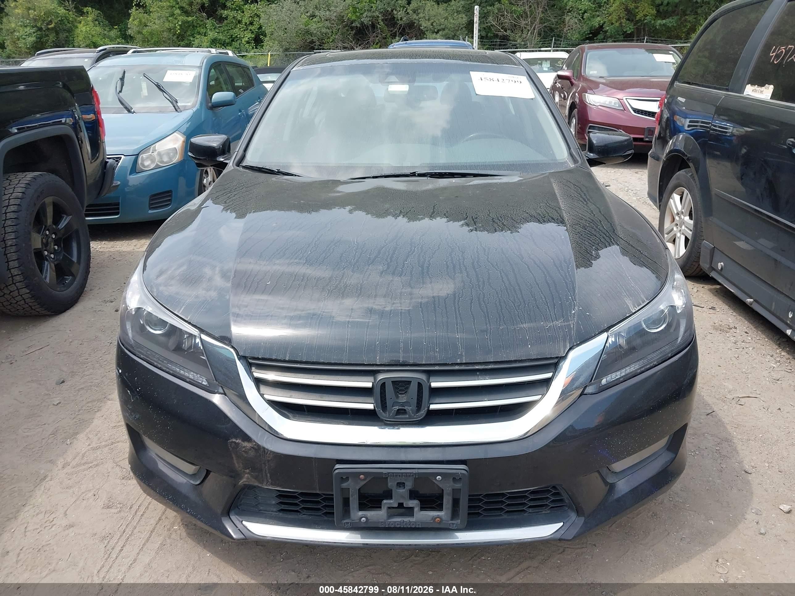 2015 Honda Accord Ex-l Black vin: 1HGCR2F8XFA131520