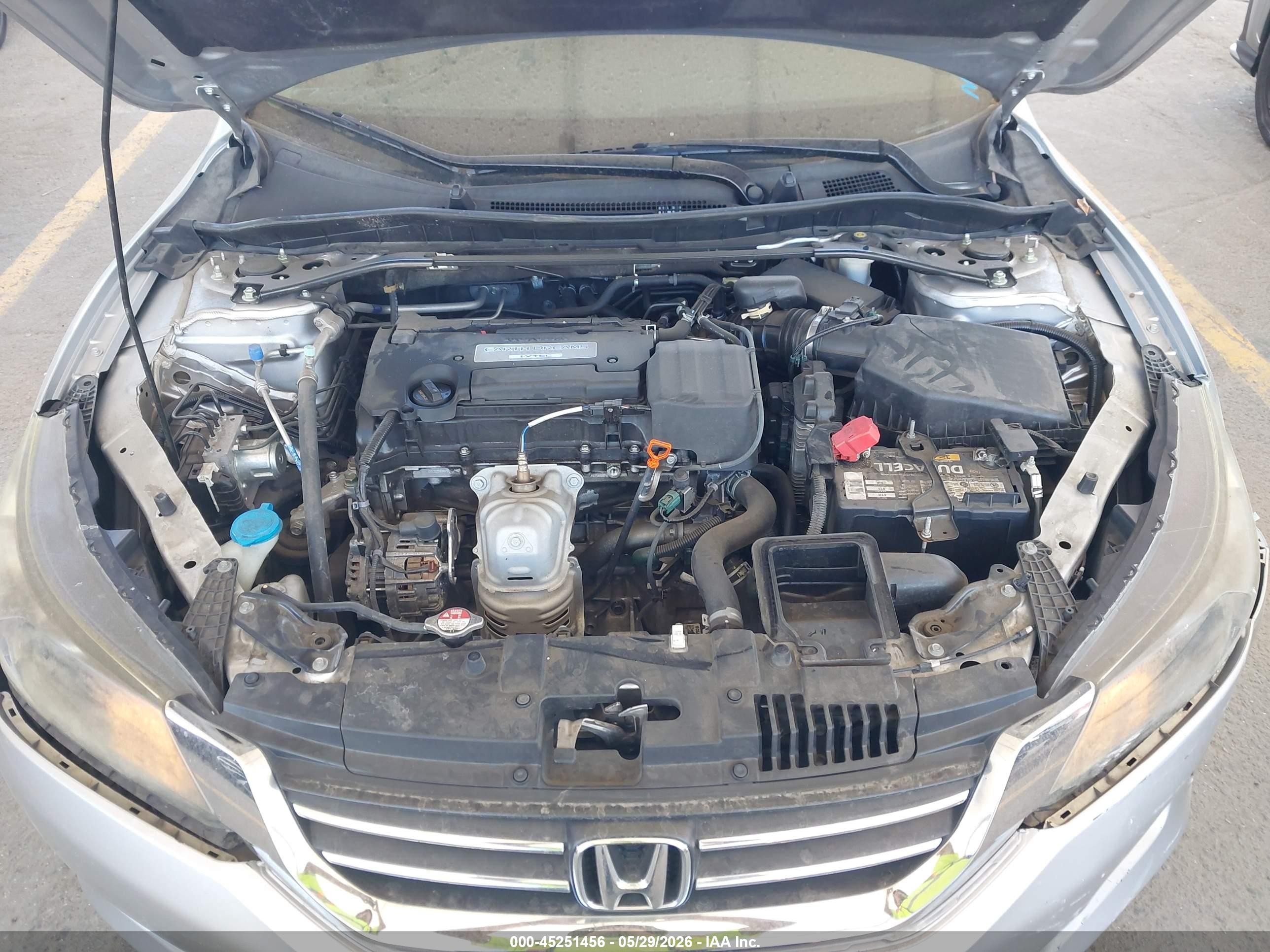 2015 Honda Accord Ex-l Silver vin: 1HGCR2F8XFA152402