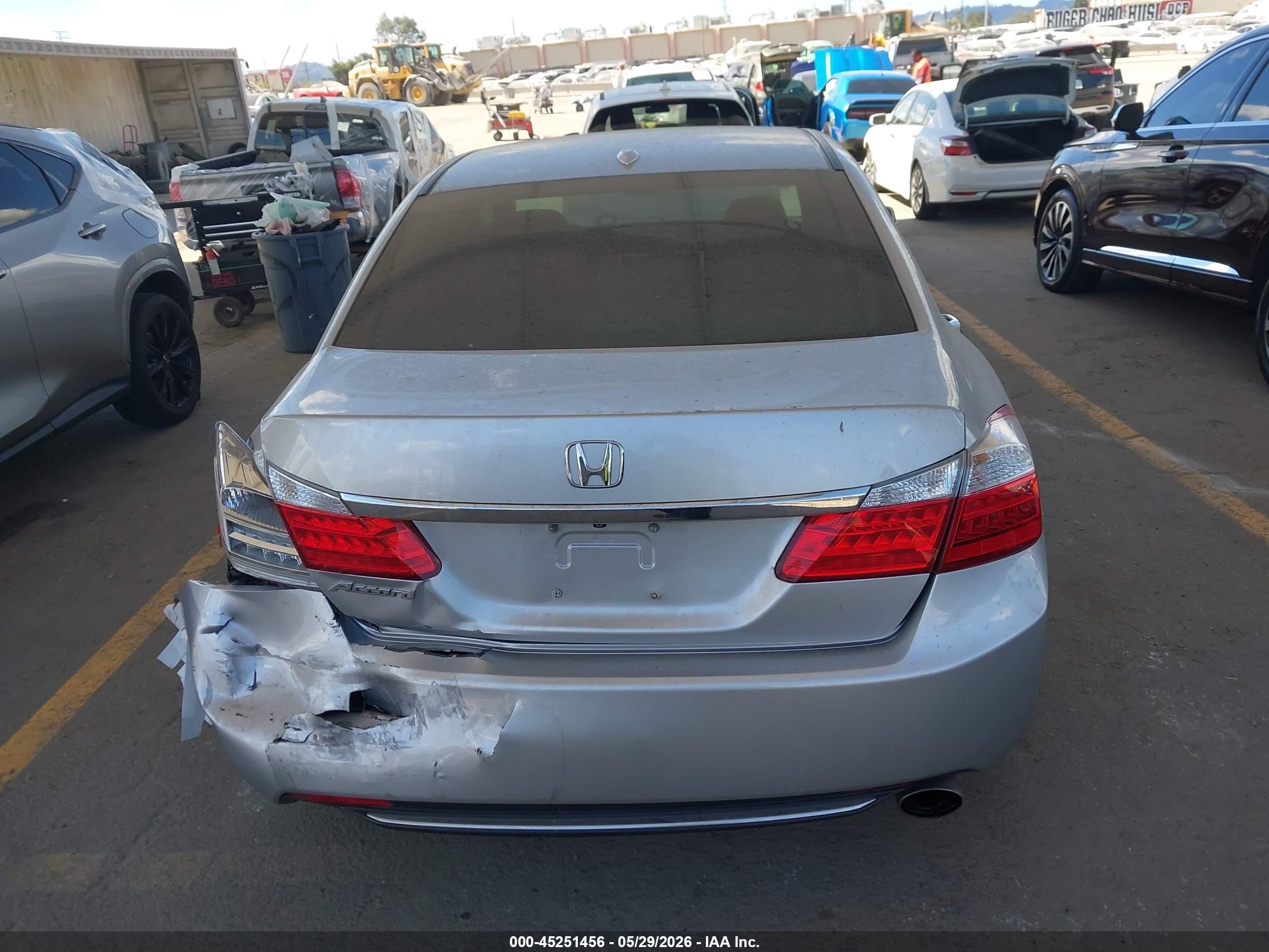 2015 Honda Accord Ex-l Silver vin: 1HGCR2F8XFA152402