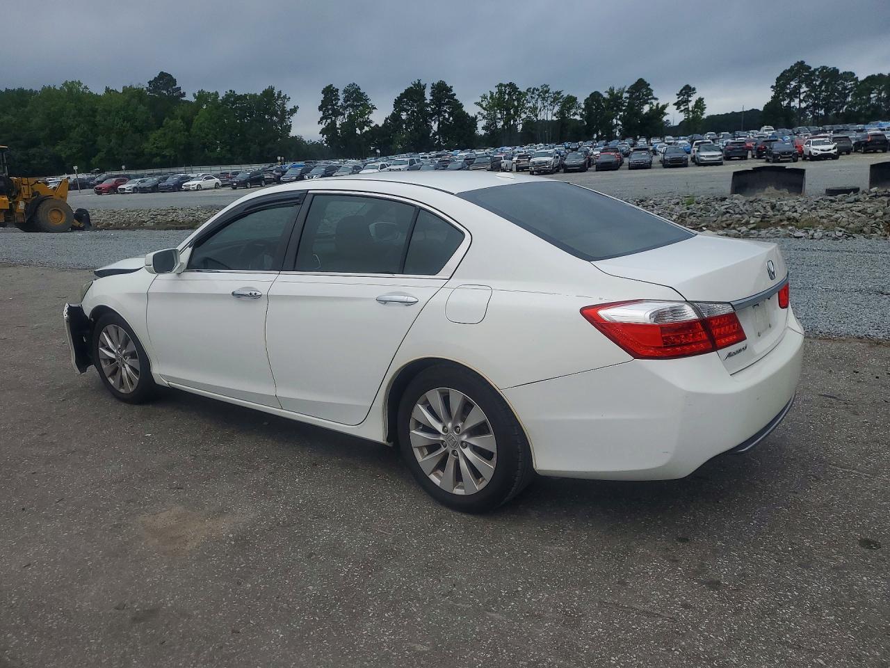 2015 Honda Accord Exl White vin: 1HGCR2F8XFA155526
