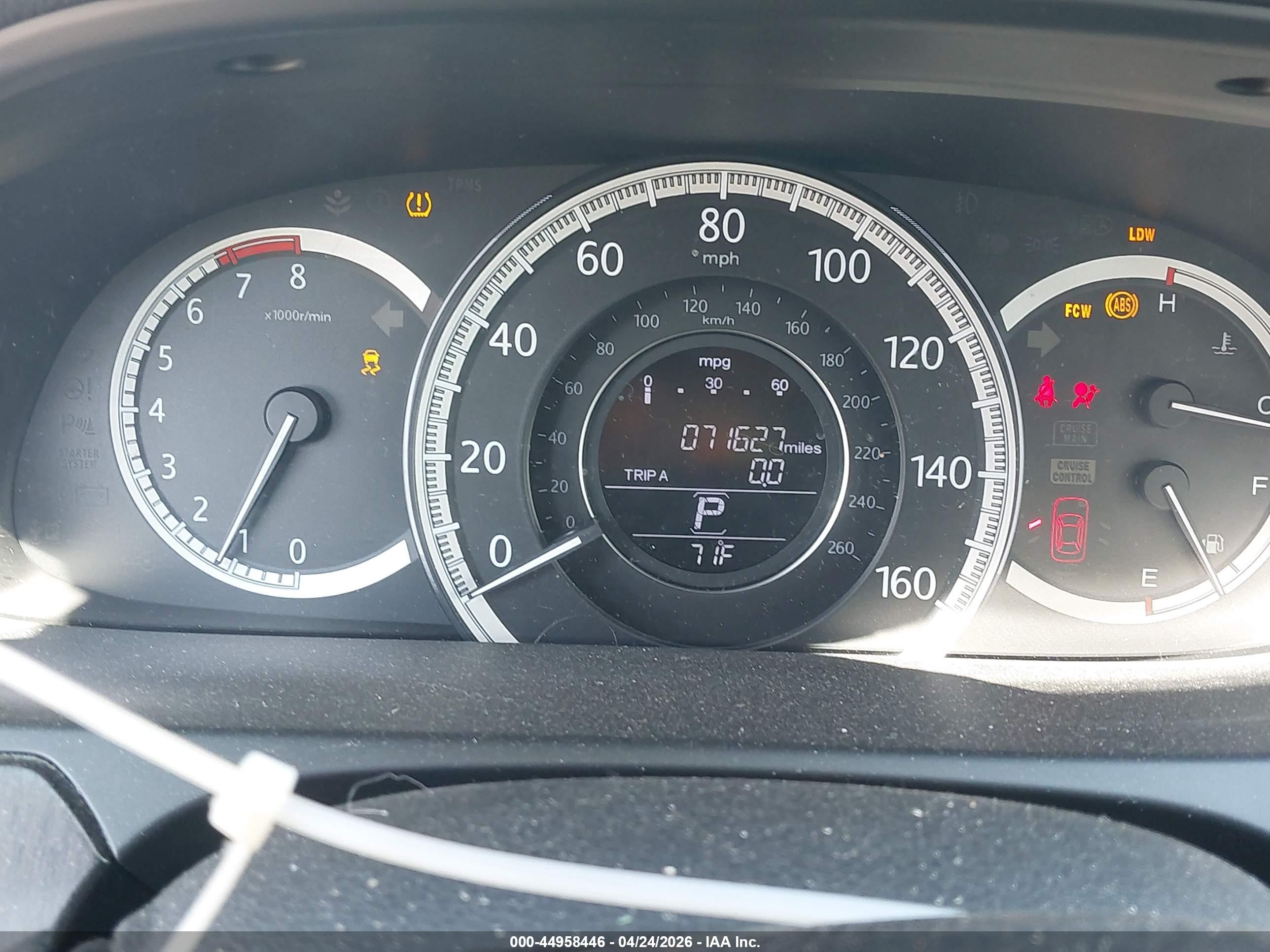 2015 Honda Accord Ex-l White vin: 1HGCR2F8XFA155588