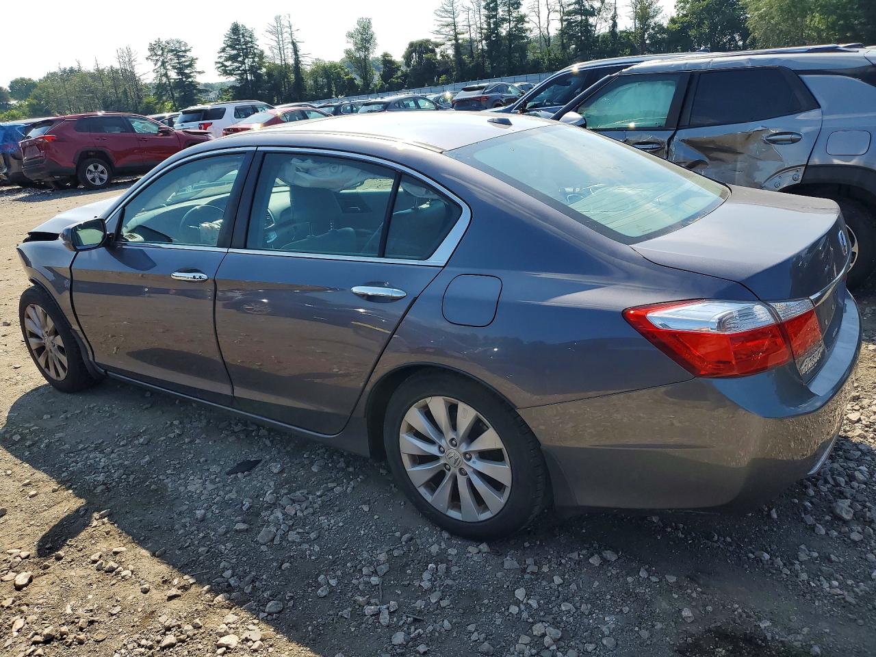 2015 Honda Accord Exl Gray vin: 1HGCR2F8XFA160256