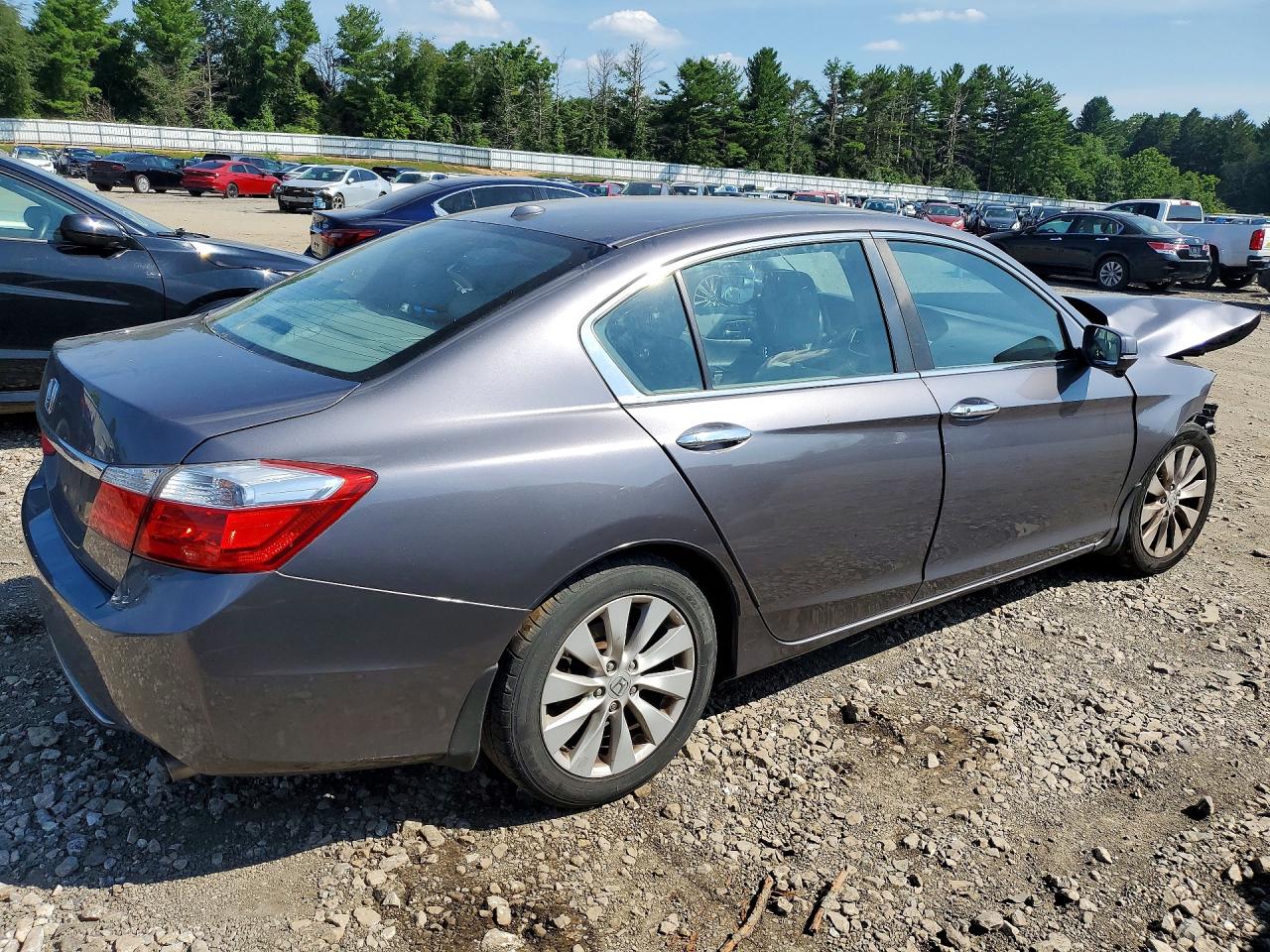 2015 Honda Accord Exl Gray vin: 1HGCR2F8XFA160256