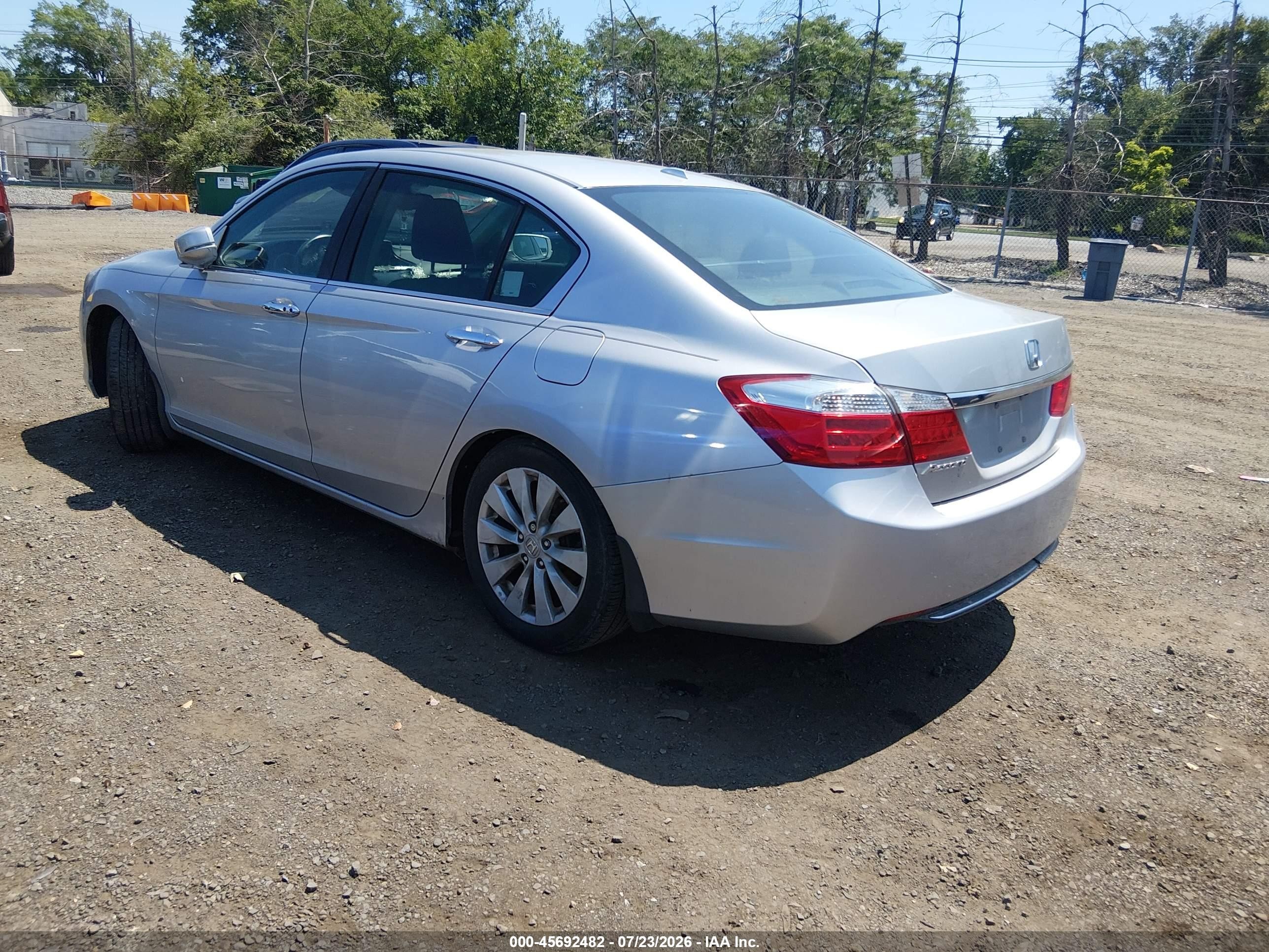 2015 Honda Accord Ex-l Silver vin: 1HGCR2F8XFA174044