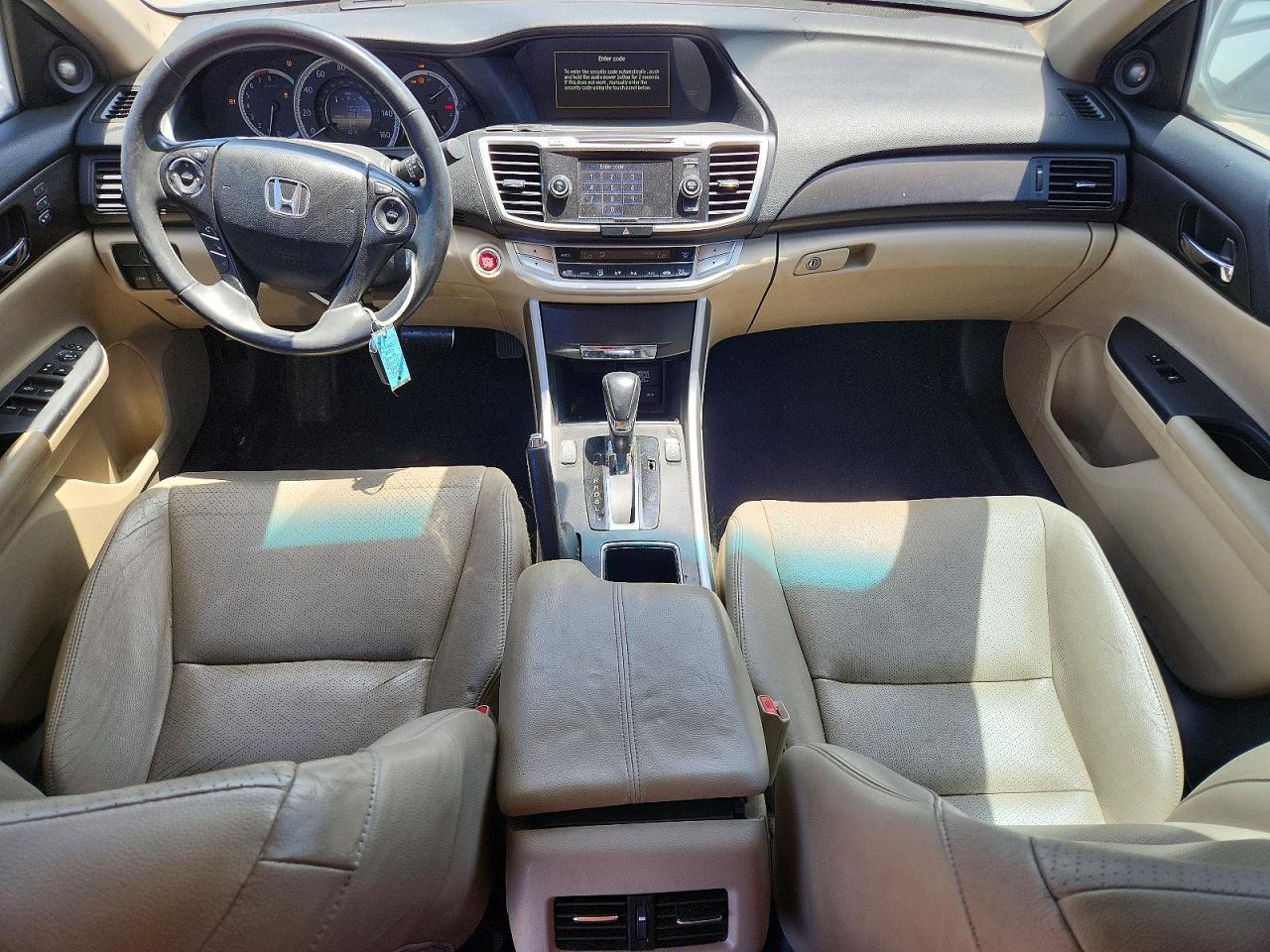 2015 Honda Accord Exl White vin: 1HGCR2F8XFA196738